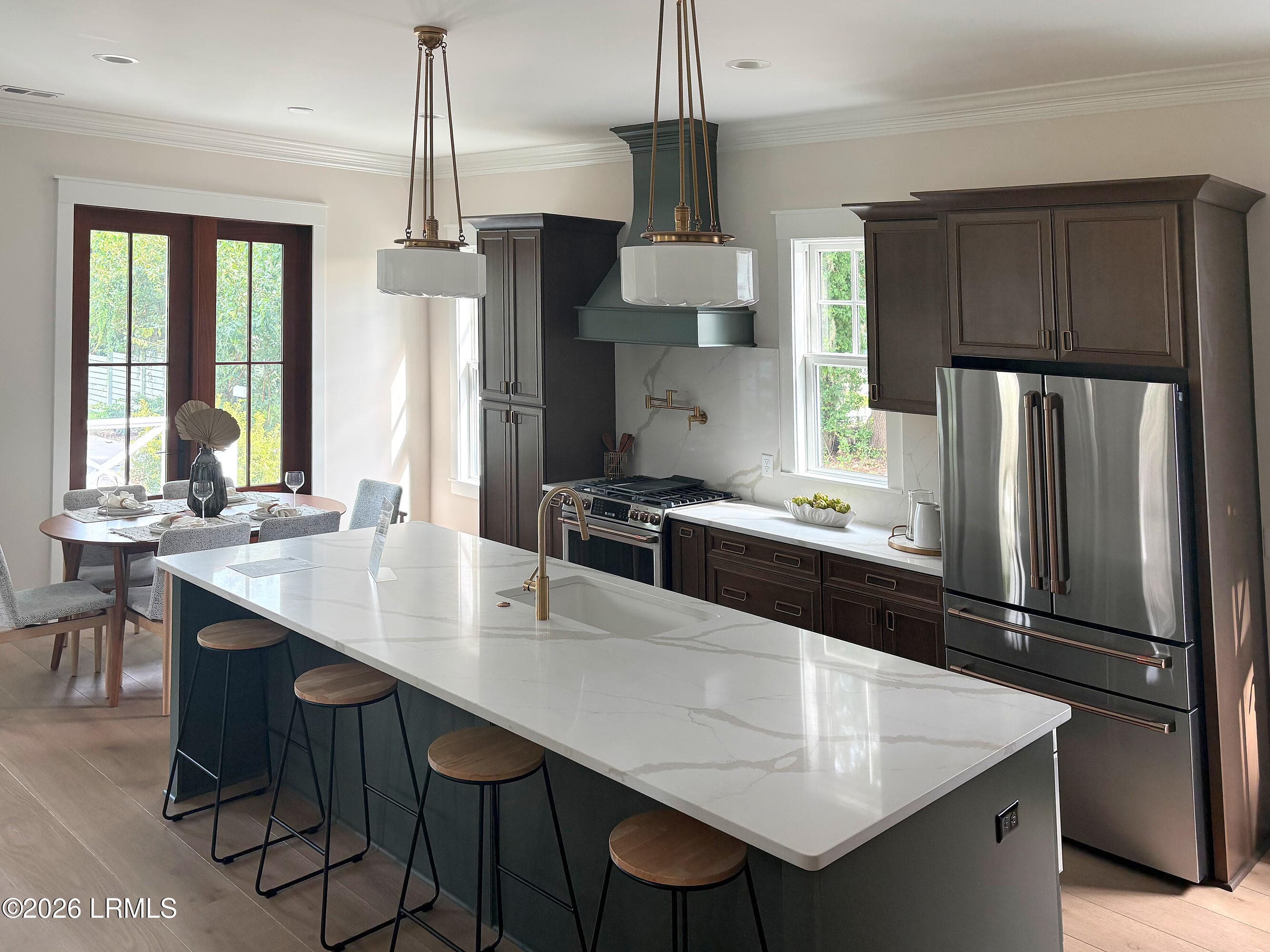 Kitchen and dining - current staging - 902 Harrington Street, Beaufort, SC 29902
