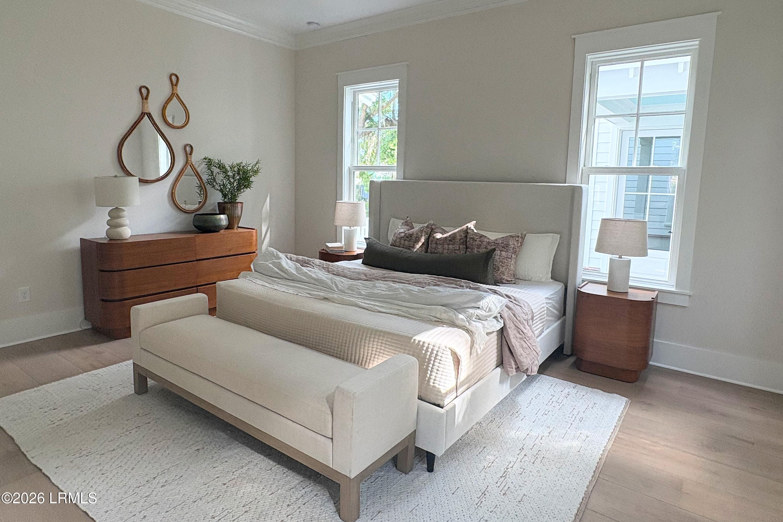 Main-floor primary - current staging - 902 Harrington Street, Beaufort, SC 29902