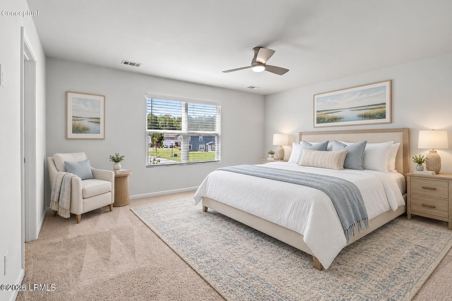 Primary Bedroom - 1 Toxaway Lane, Beaufort, SC 29906