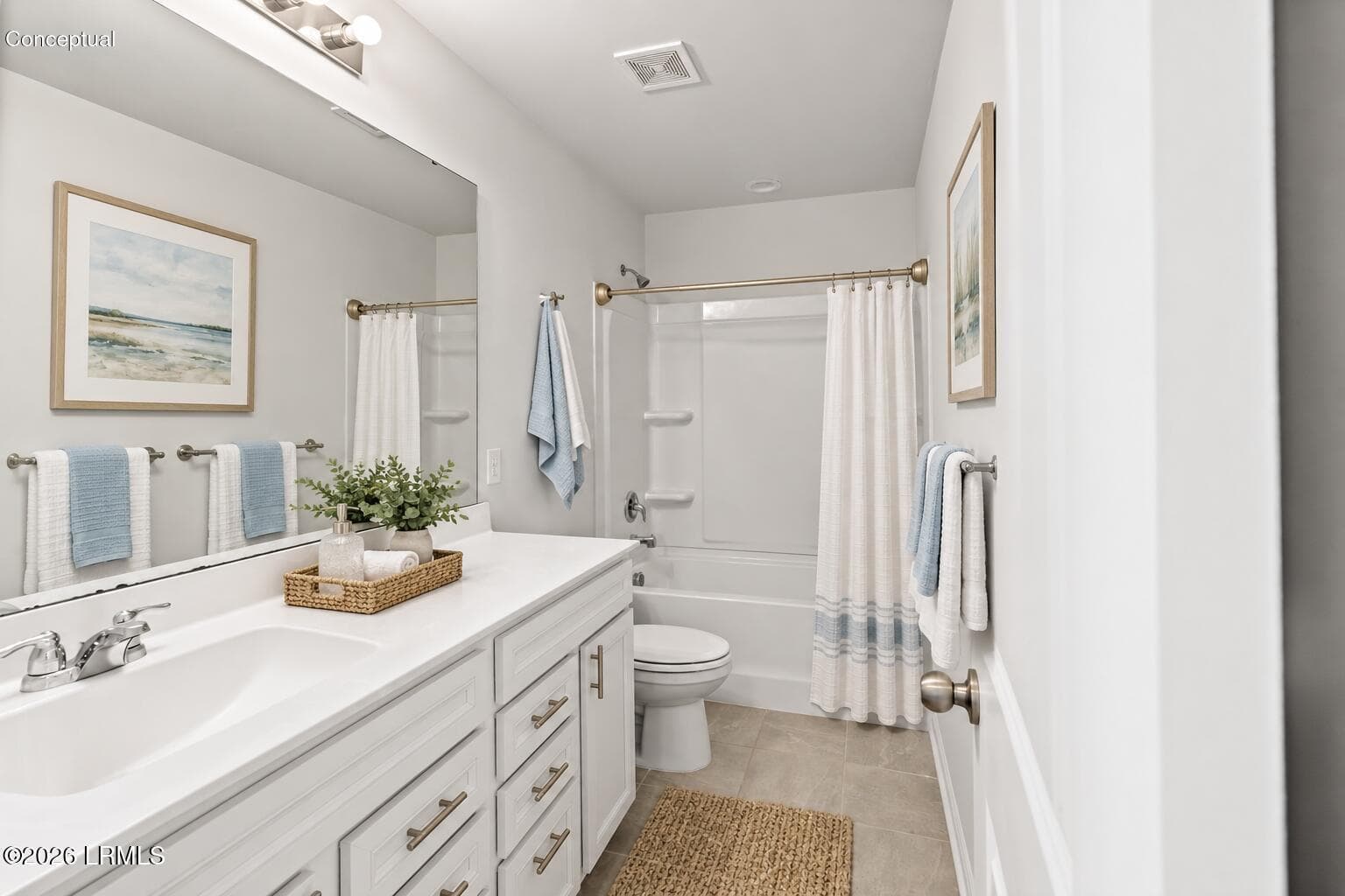 Hallway Bath - 1 Toxaway Lane, Beaufort, SC 29906