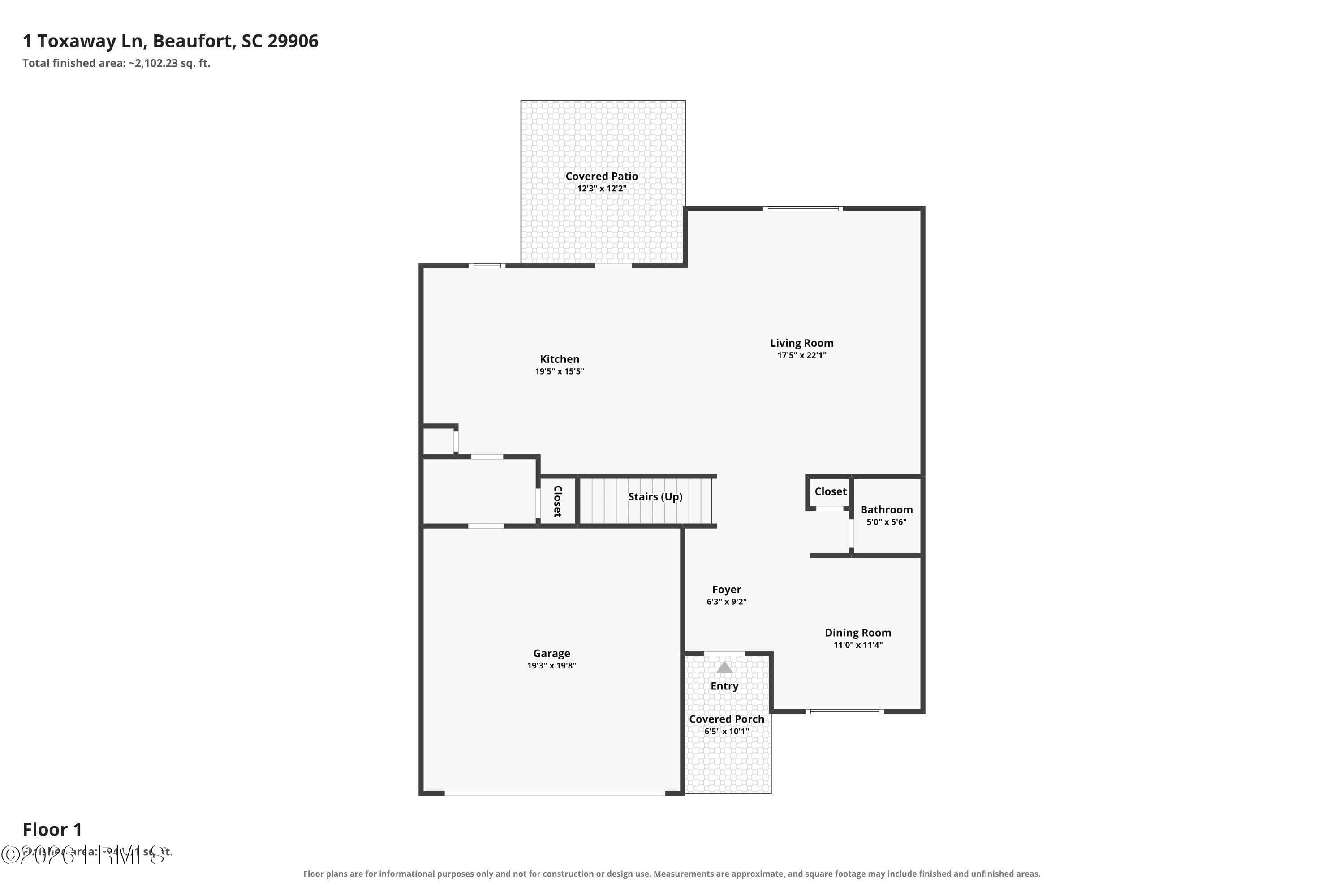Floor-1 - 1 Toxaway Lane, Beaufort, SC 29906