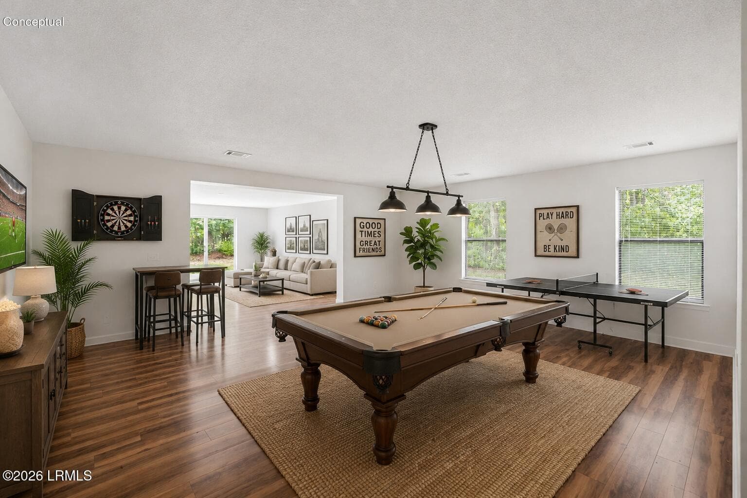 Game room by AI - 1 Royal Pines Boulevard, Beaufort, SC 29907