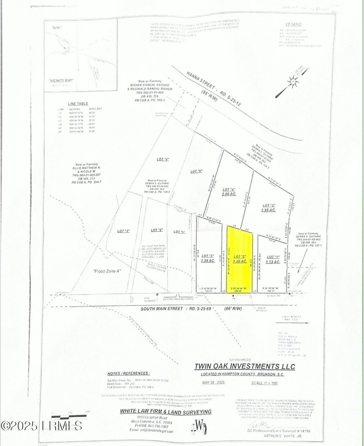 PLAT - 226 S Main Street, Brunson, SC 29911, Brunson