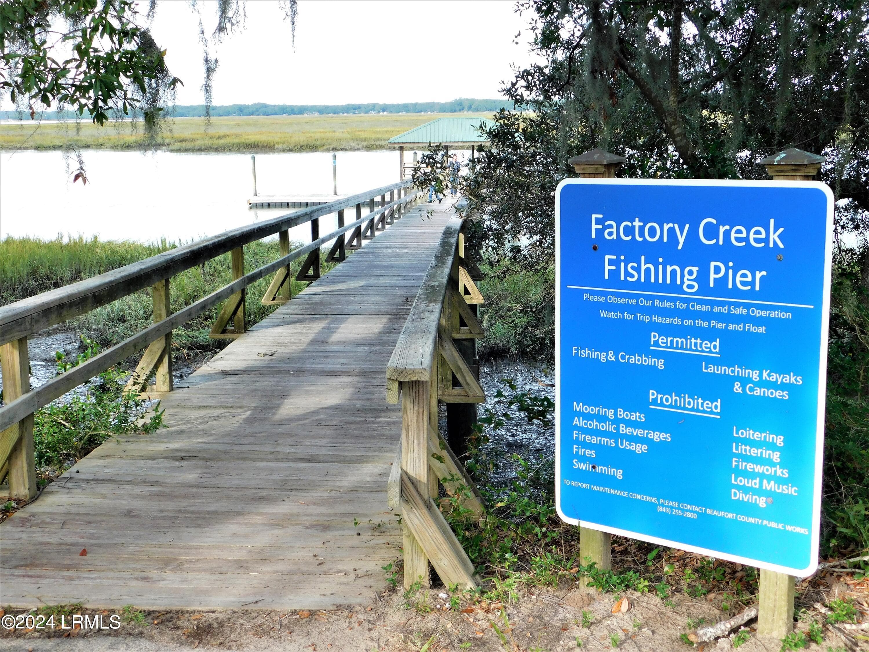 Factory Creek Fishing Pier - 9 Meridian Road, Beaufort, SC 29907, Beaufort