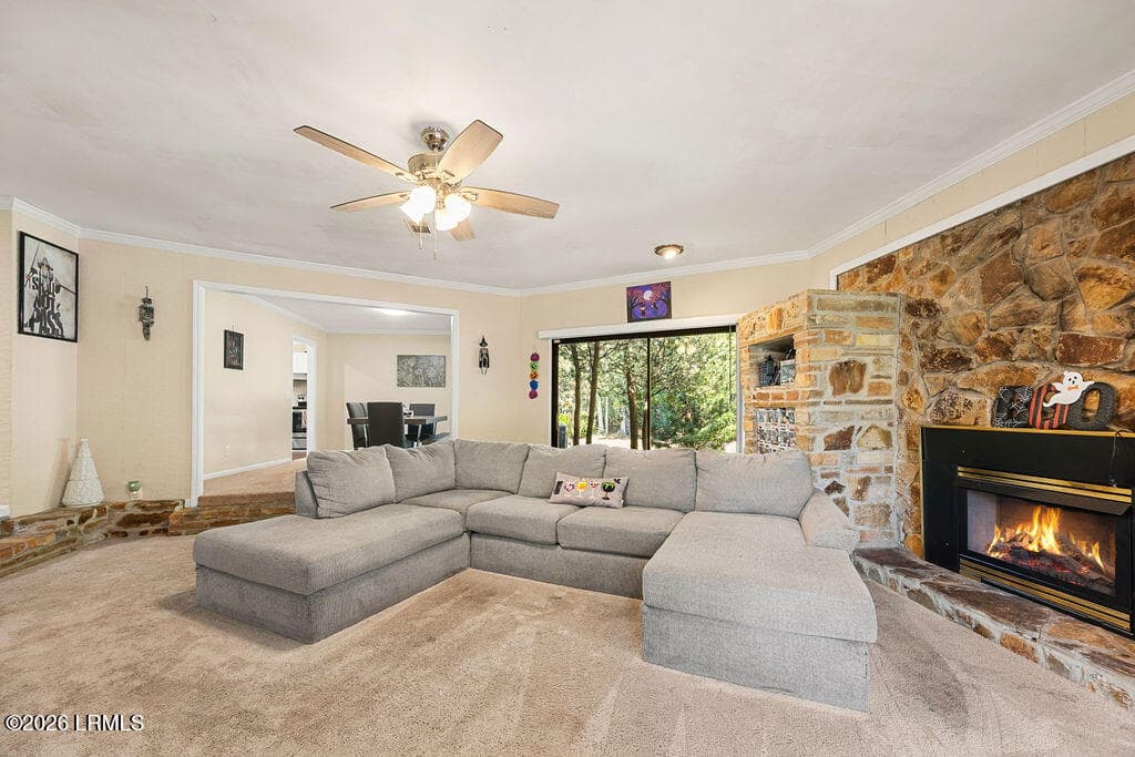 Living Area - 402 Mcdill Lane, Hampton, SC 29924, Hampton