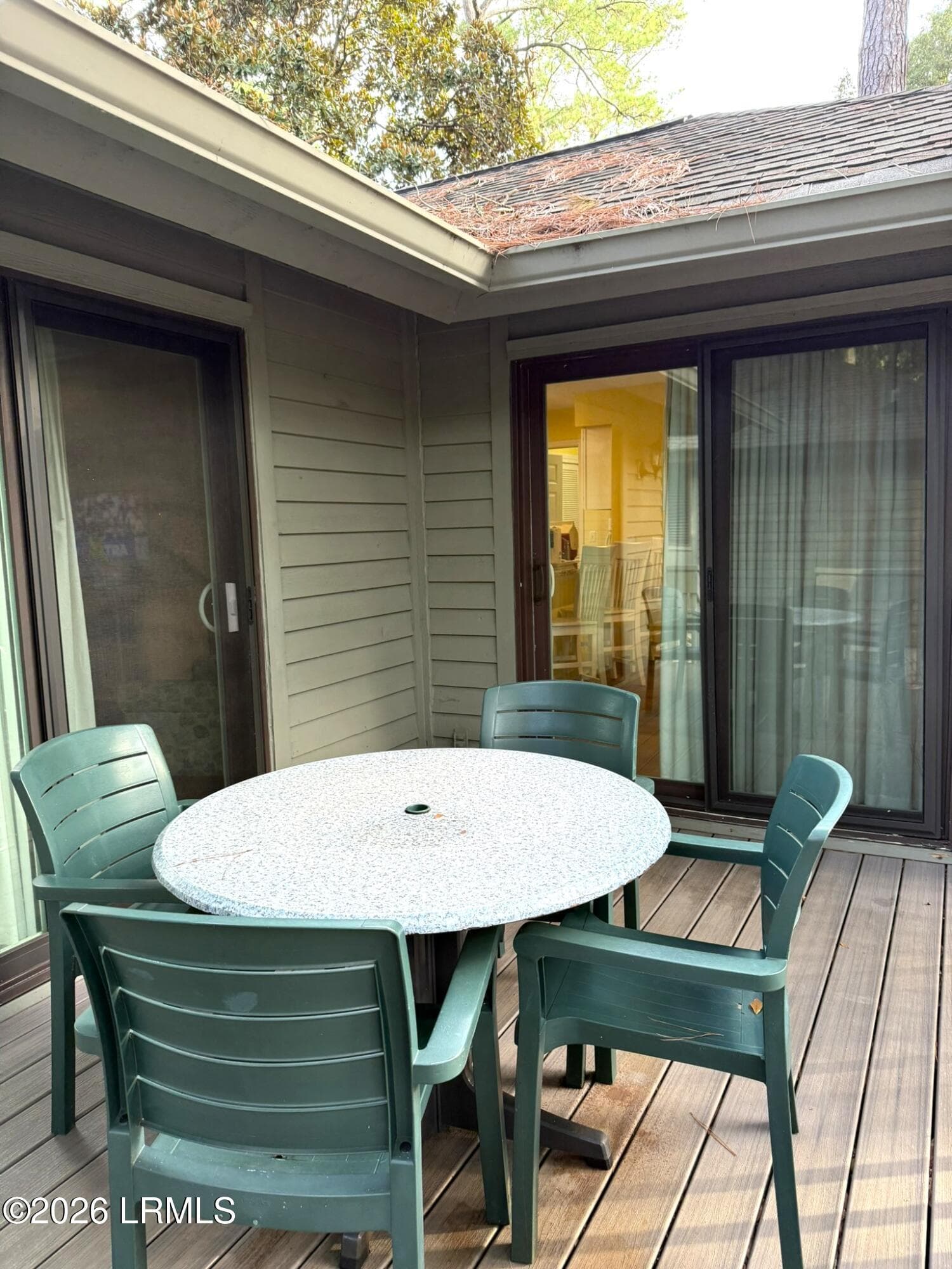 Back deck table and chairs - 105 Southwind Drive 105, Hilton Head Island, SC 29928, Hilton Head Island