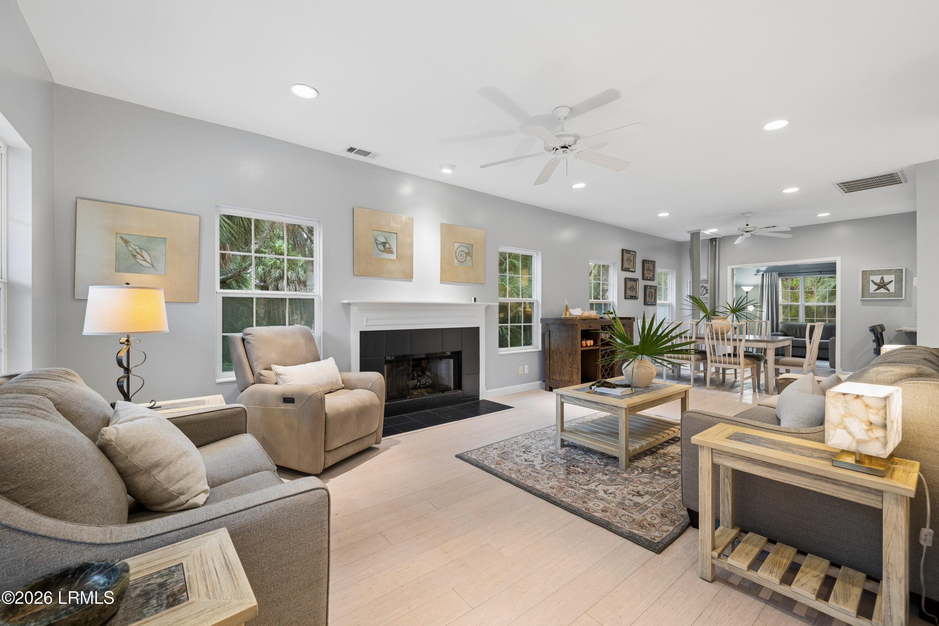 Living Room - 703 Sea Dragon Lane, Fripp Island, SC 29920, Fripp Island