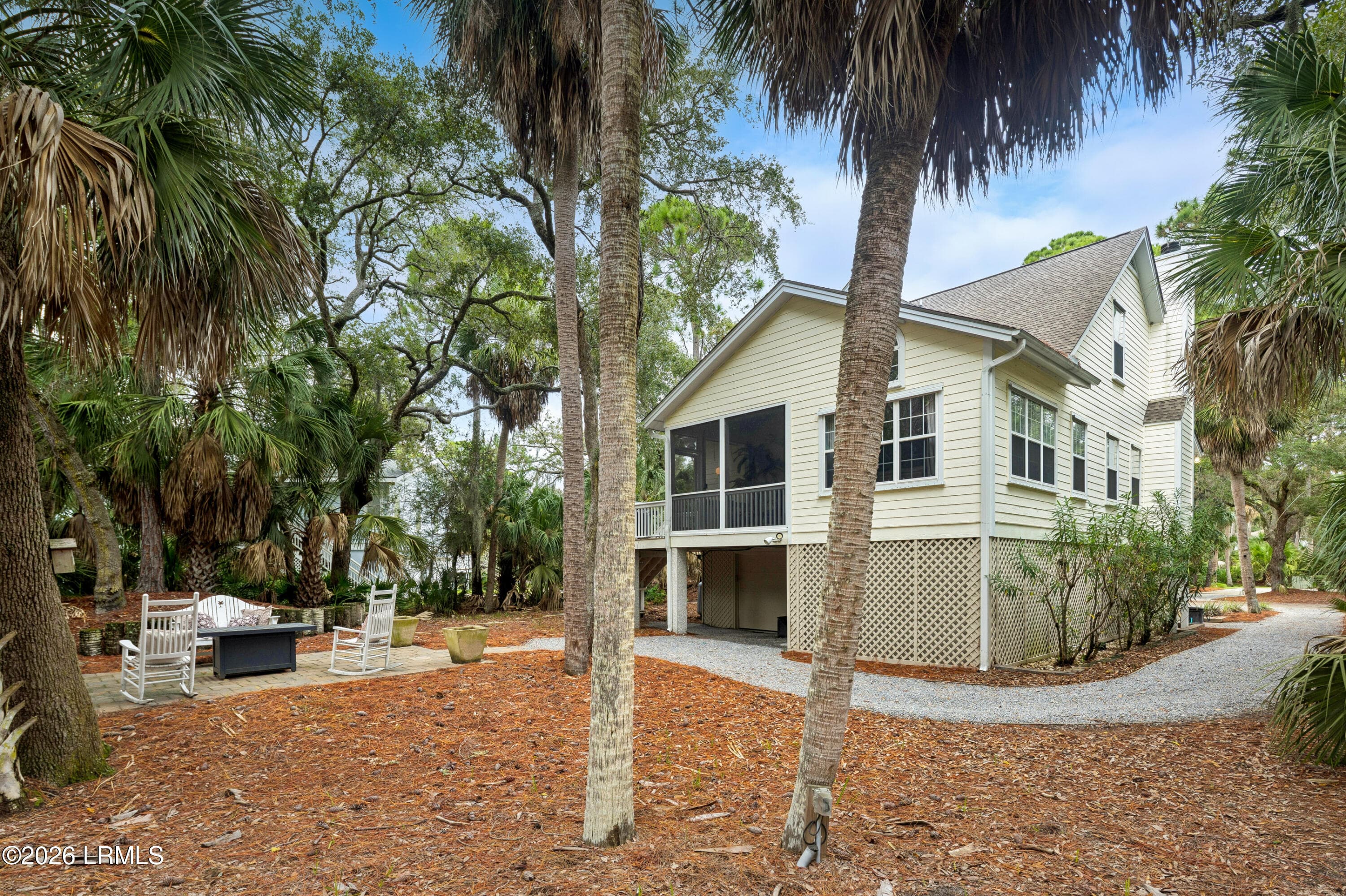 Hardscaped Outdoor Lounge - 703 Sea Dragon Lane, Fripp Island, SC 29920, Fripp Island