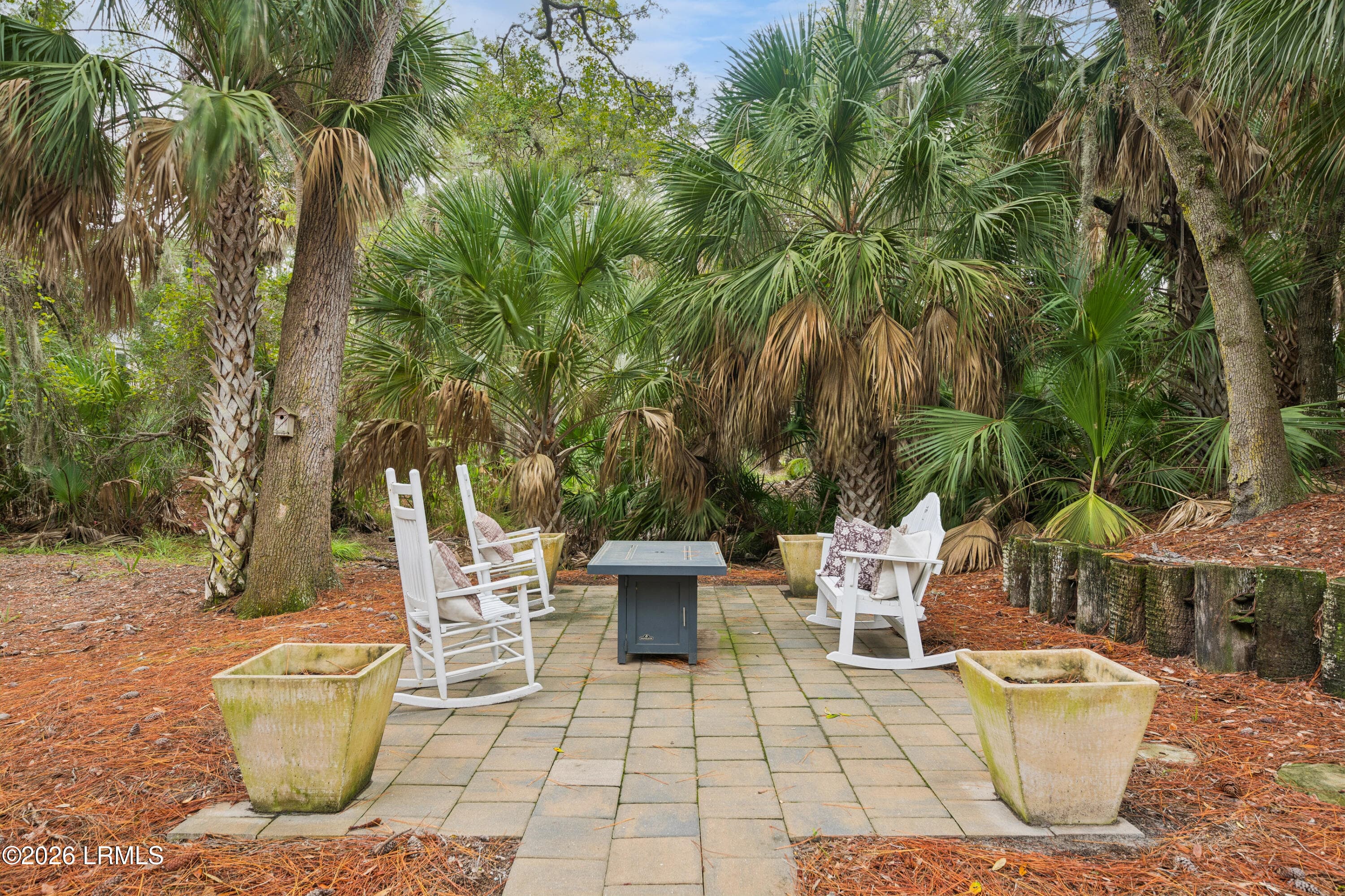 Hardscaped Outdoor Lounge - 703 Sea Dragon Lane, Fripp Island, SC 29920, Fripp Island