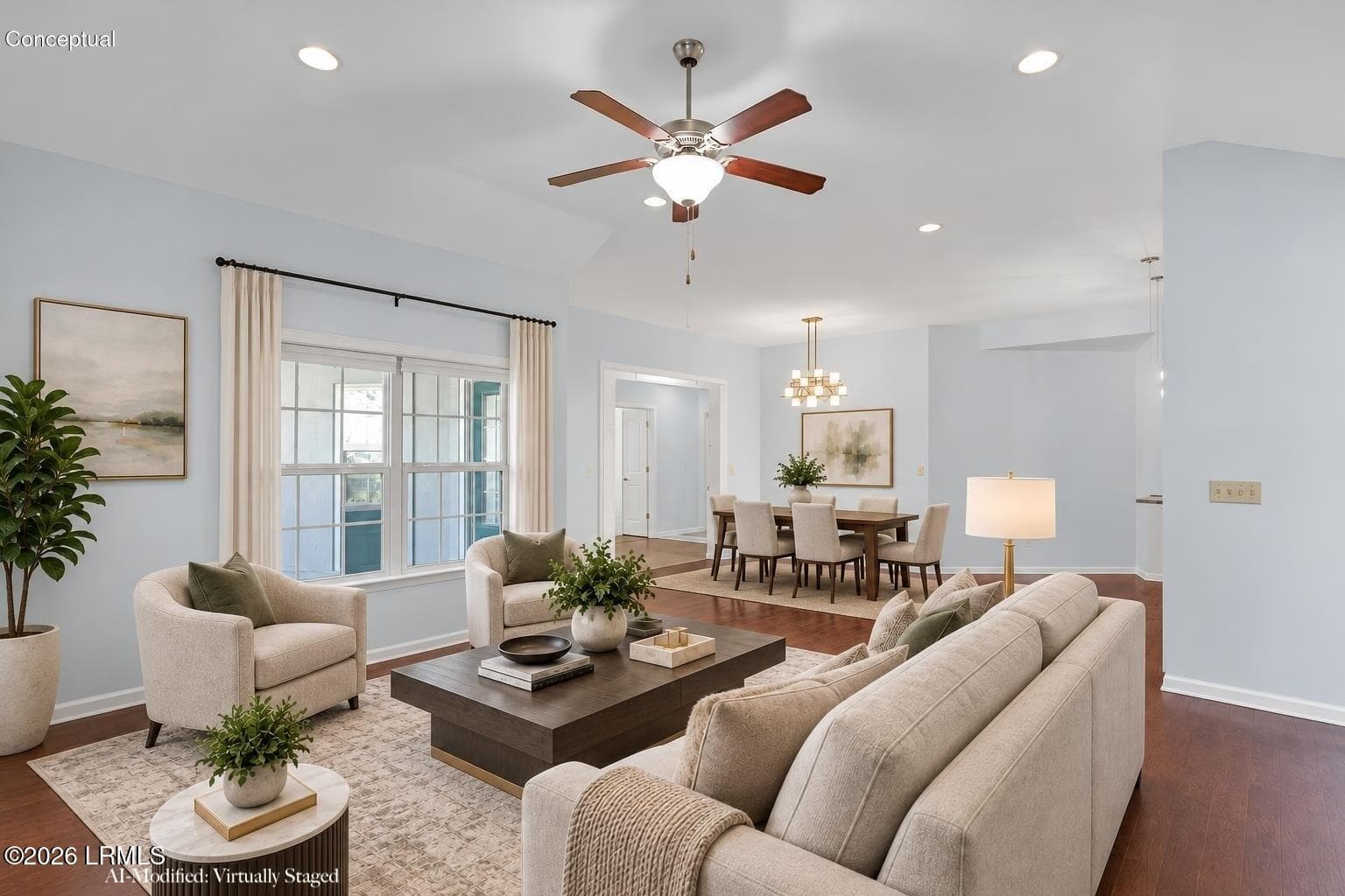 1752 AI label staged Living_Room_MLS 2 - 910 Abbey Glen Way, Hardeeville, SC 29927, Hardeeville
