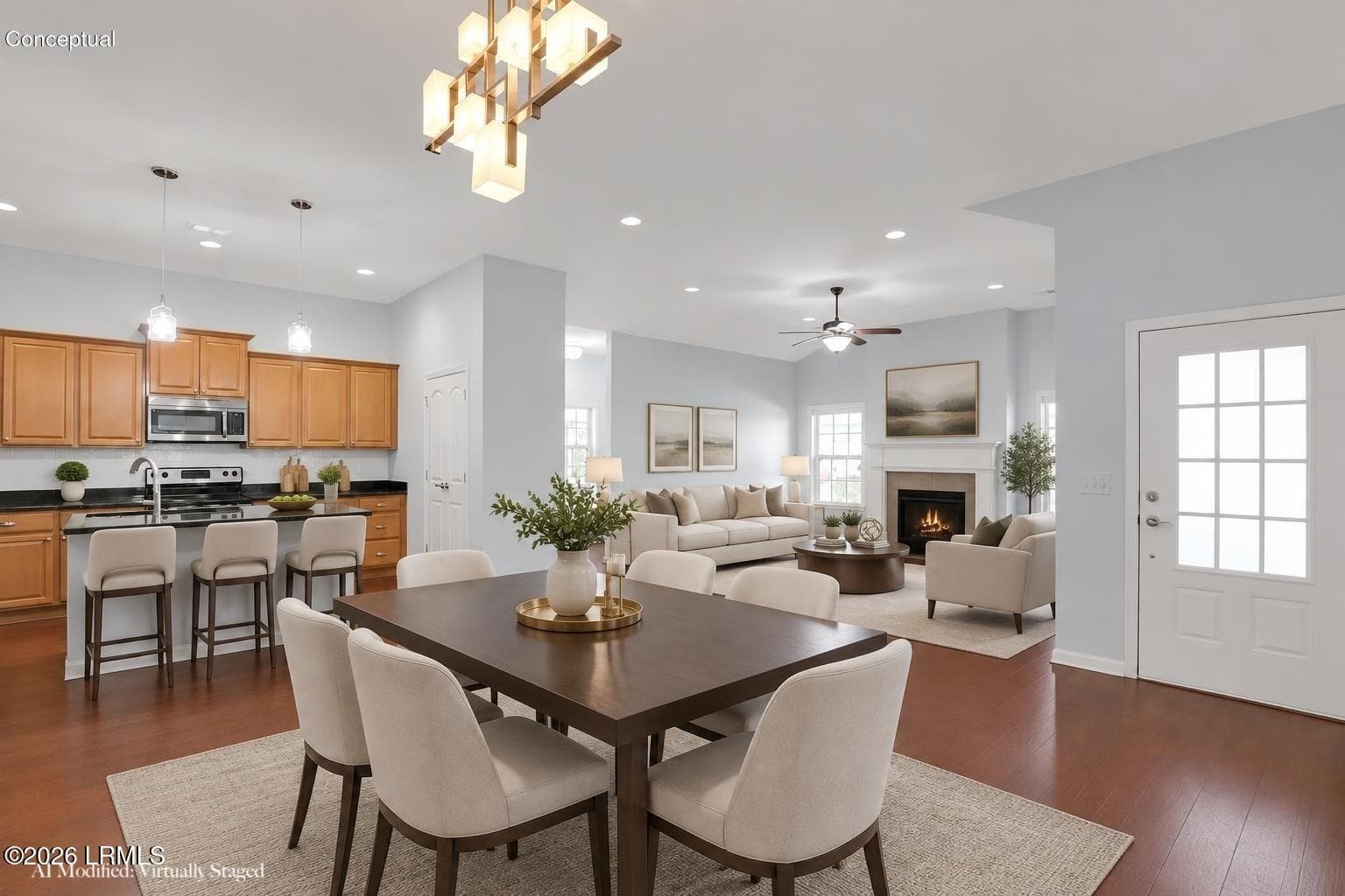1787 AG AI Label staged LivingDining_Gre - 910 Abbey Glen Way, Hardeeville, SC 29927, Hardeeville