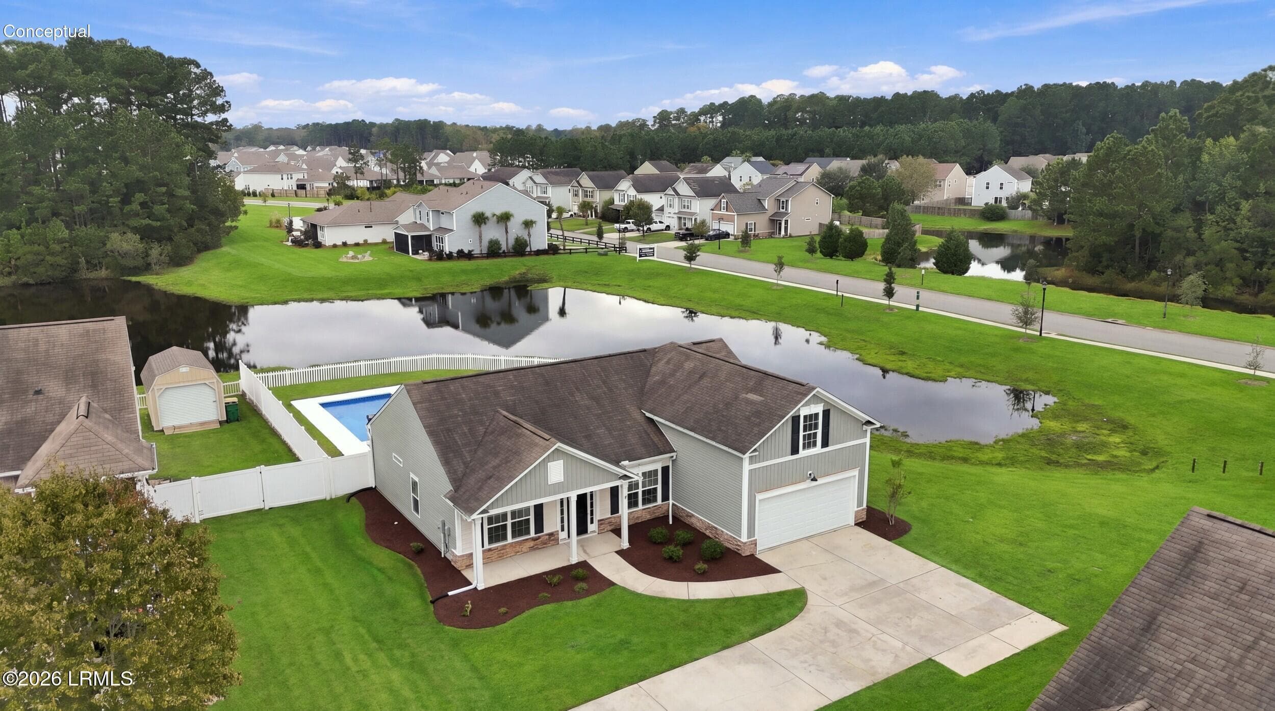 corner lot - 6 Wolf Creek Cove, Bluffton, SC 29910, Bluffton