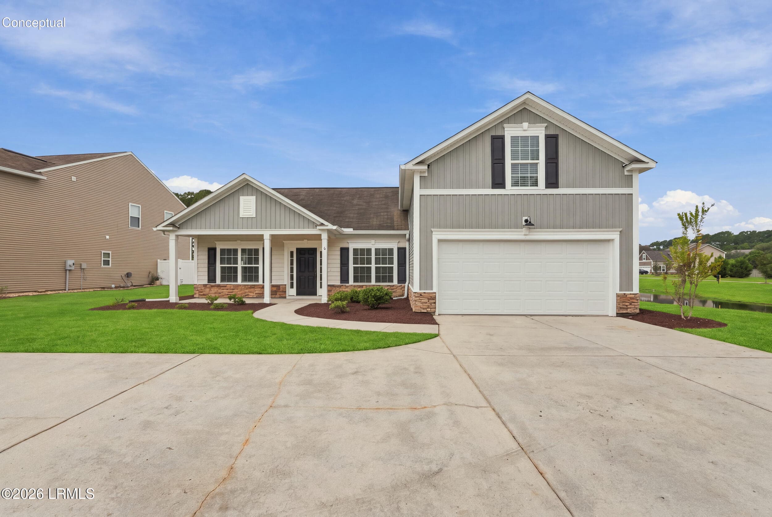 extended driveway - 6 Wolf Creek Cove, Bluffton, SC 29910, Bluffton