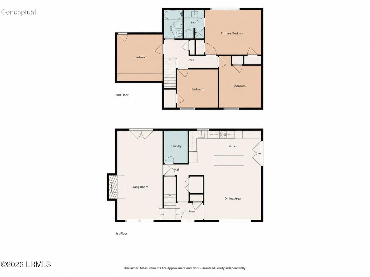 Full Floor Plan - 4339 Pinewood Circle, Beaufort, SC 29906