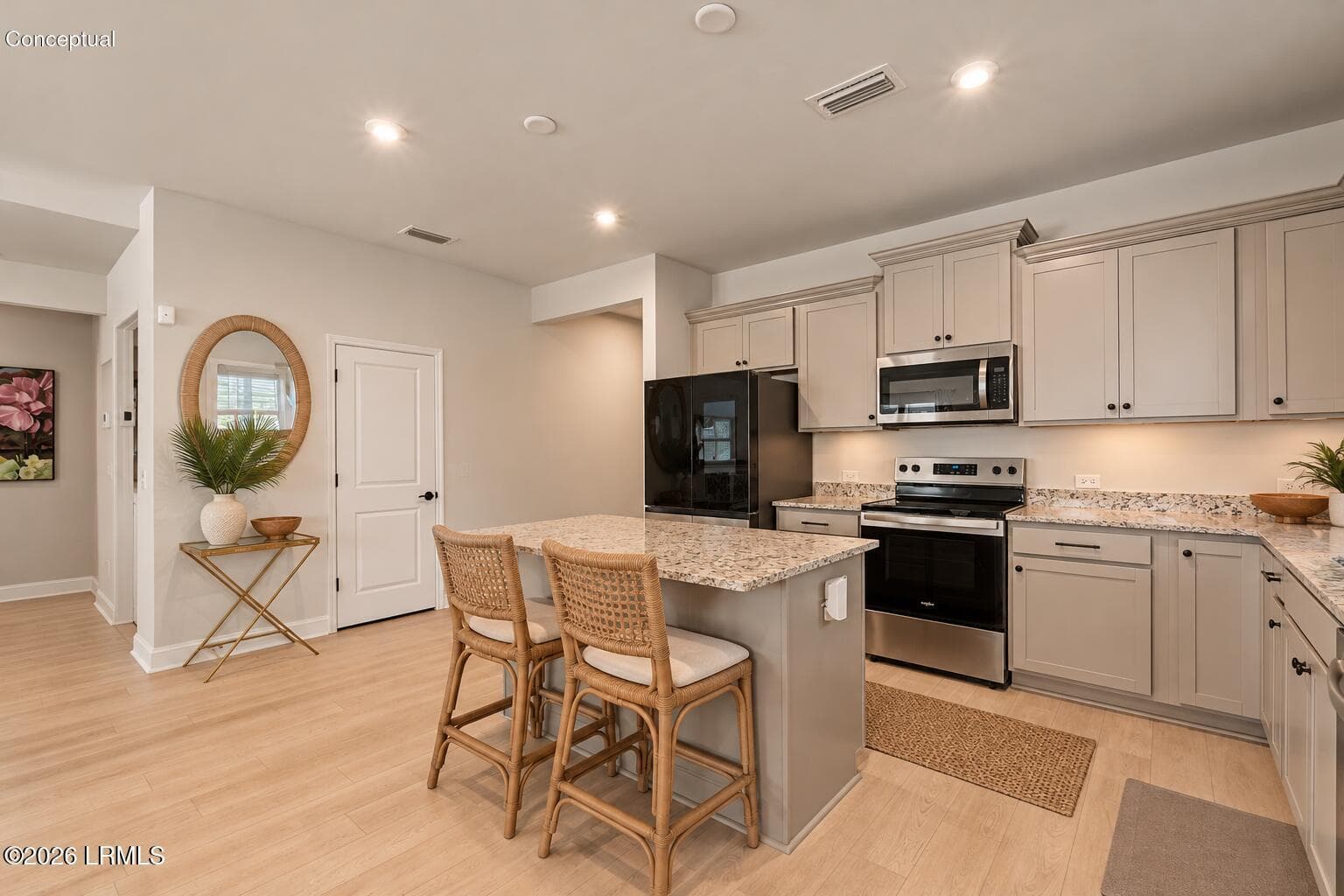 Bright Coastal-Modern Kitchen with Woven - 1205 Cassander Creek Road, Beaufort, SC 29902