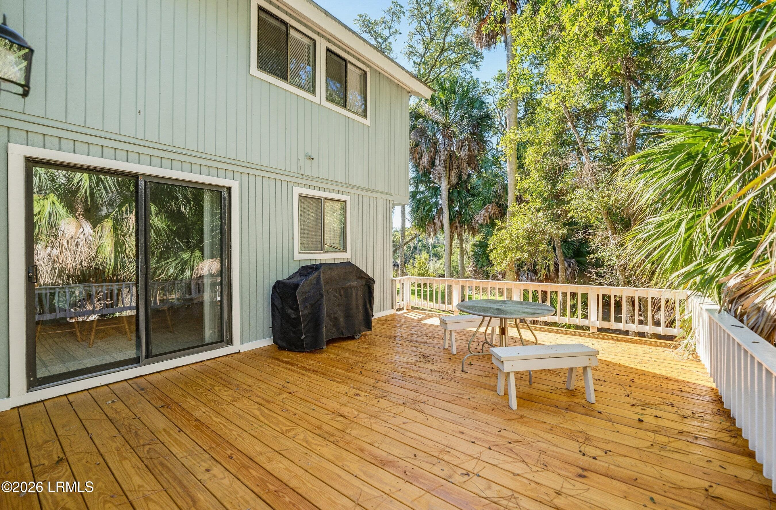 Spacious new deck - 107 Sea Otter Lane, Fripp Island, SC 29920