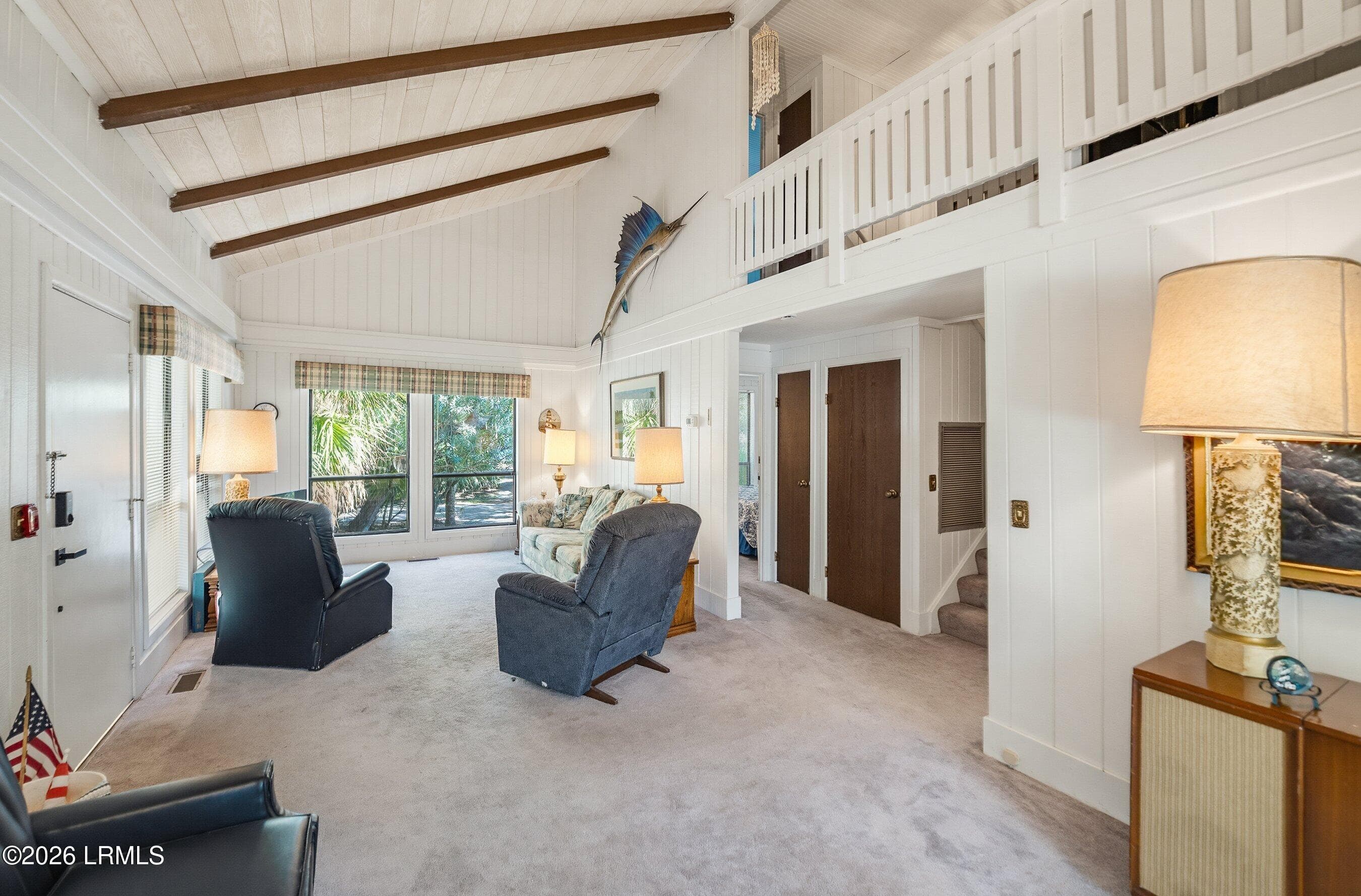 Family room - 107 Sea Otter Lane, Fripp Island, SC 29920