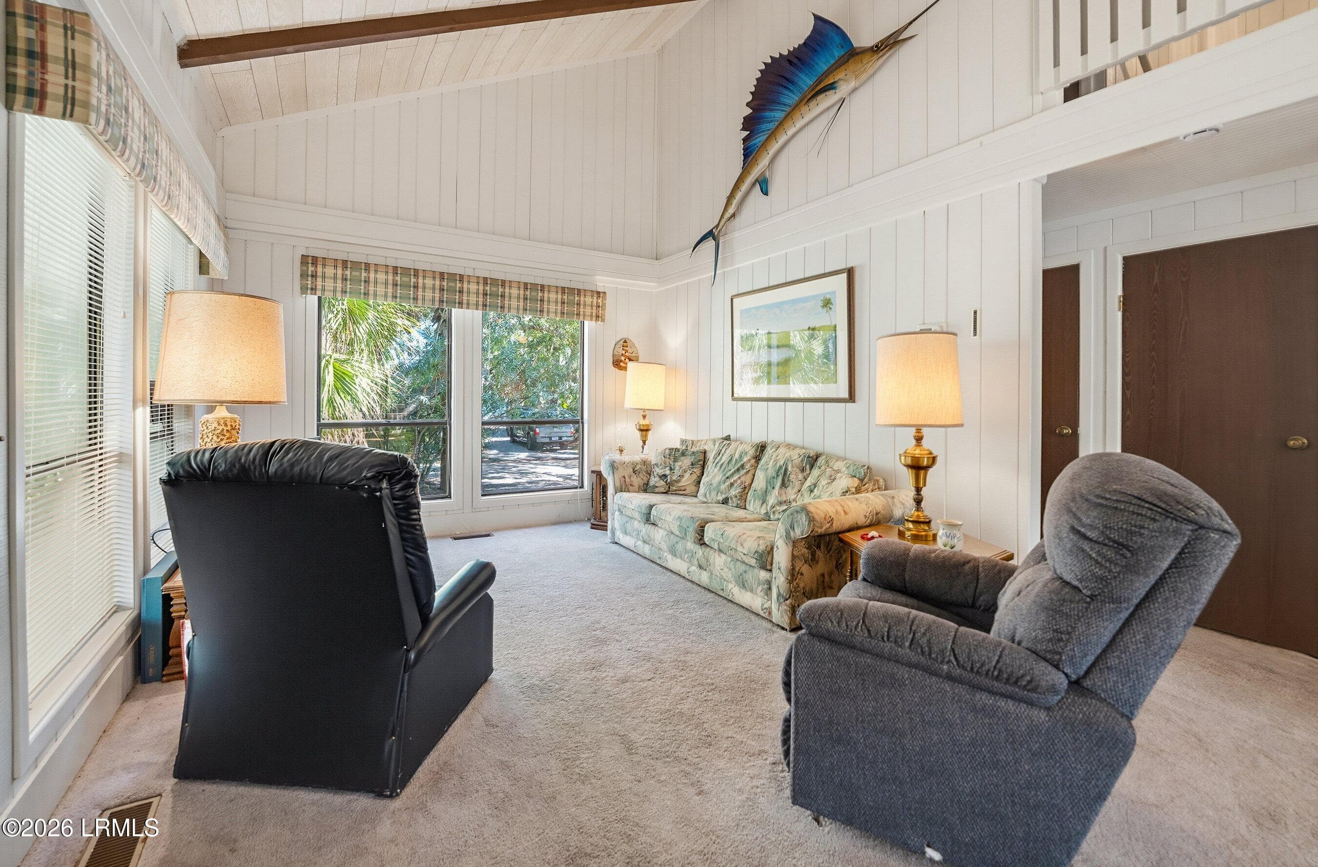 Family room - 107 Sea Otter Lane, Fripp Island, SC 29920