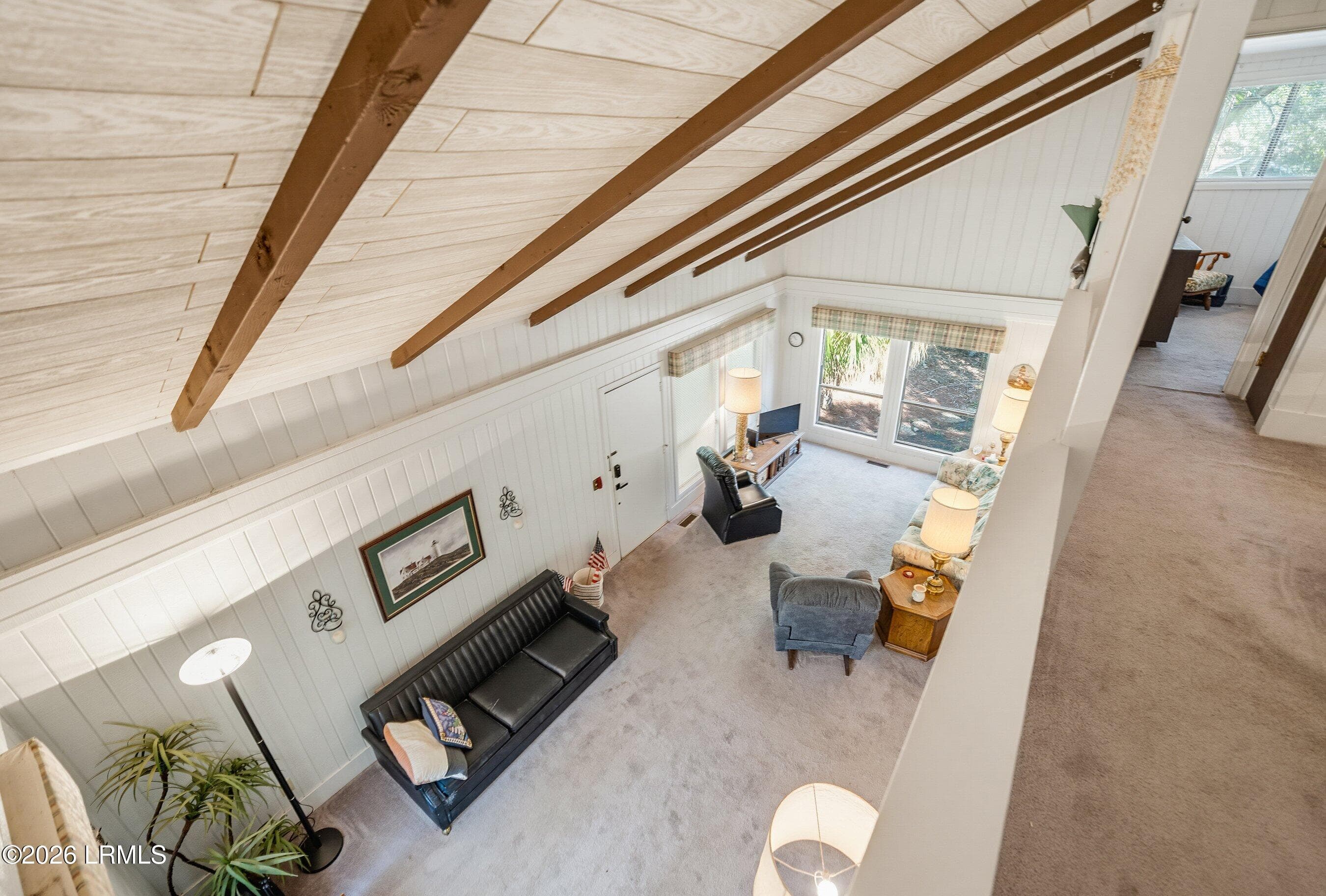 Soaring vaulted ceiling - 107 Sea Otter Lane, Fripp Island, SC 29920