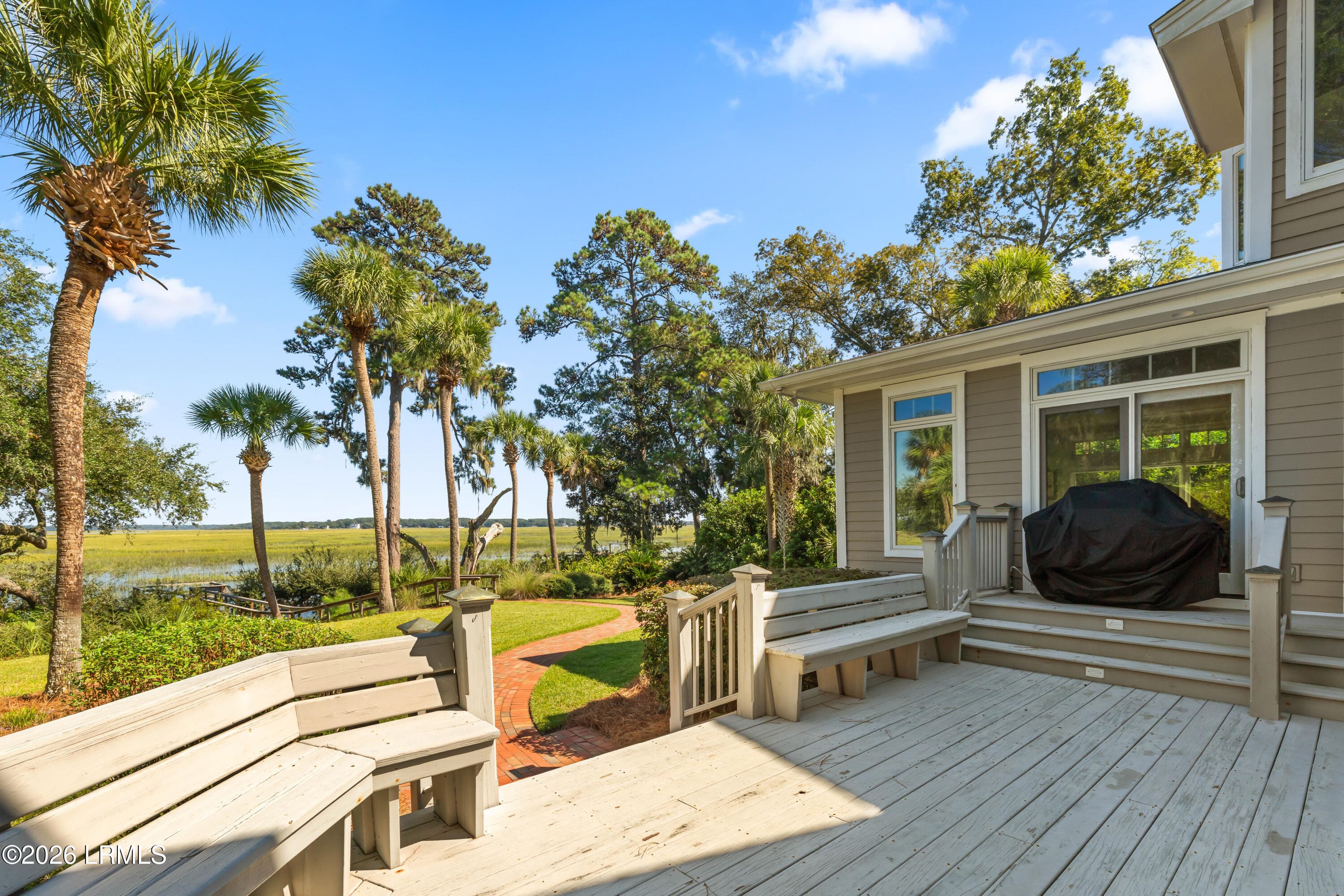 Back Deck - 655 Island Circle E, St. Helena Island, SC 29920