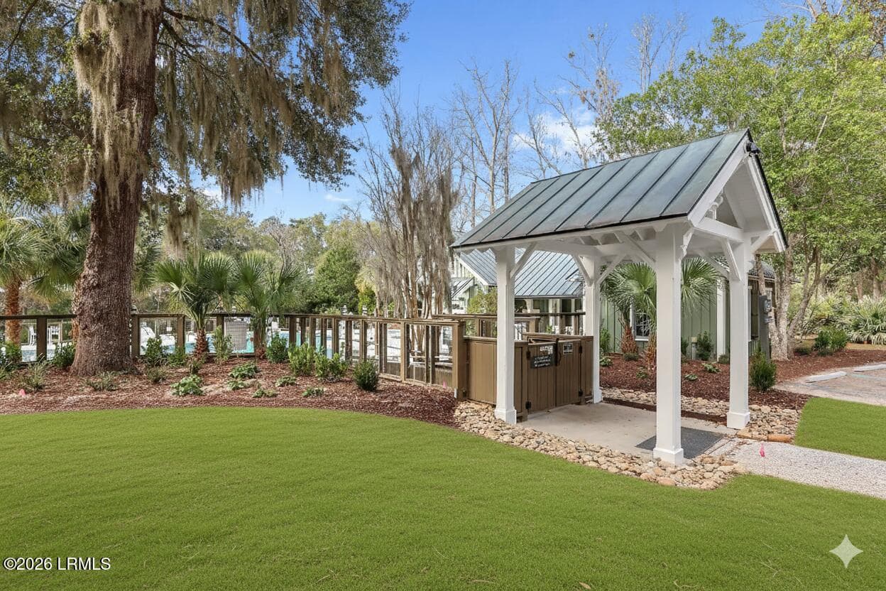 20 poolhouse entrance - 186 Bull Point Drive, Seabrook, SC 29940