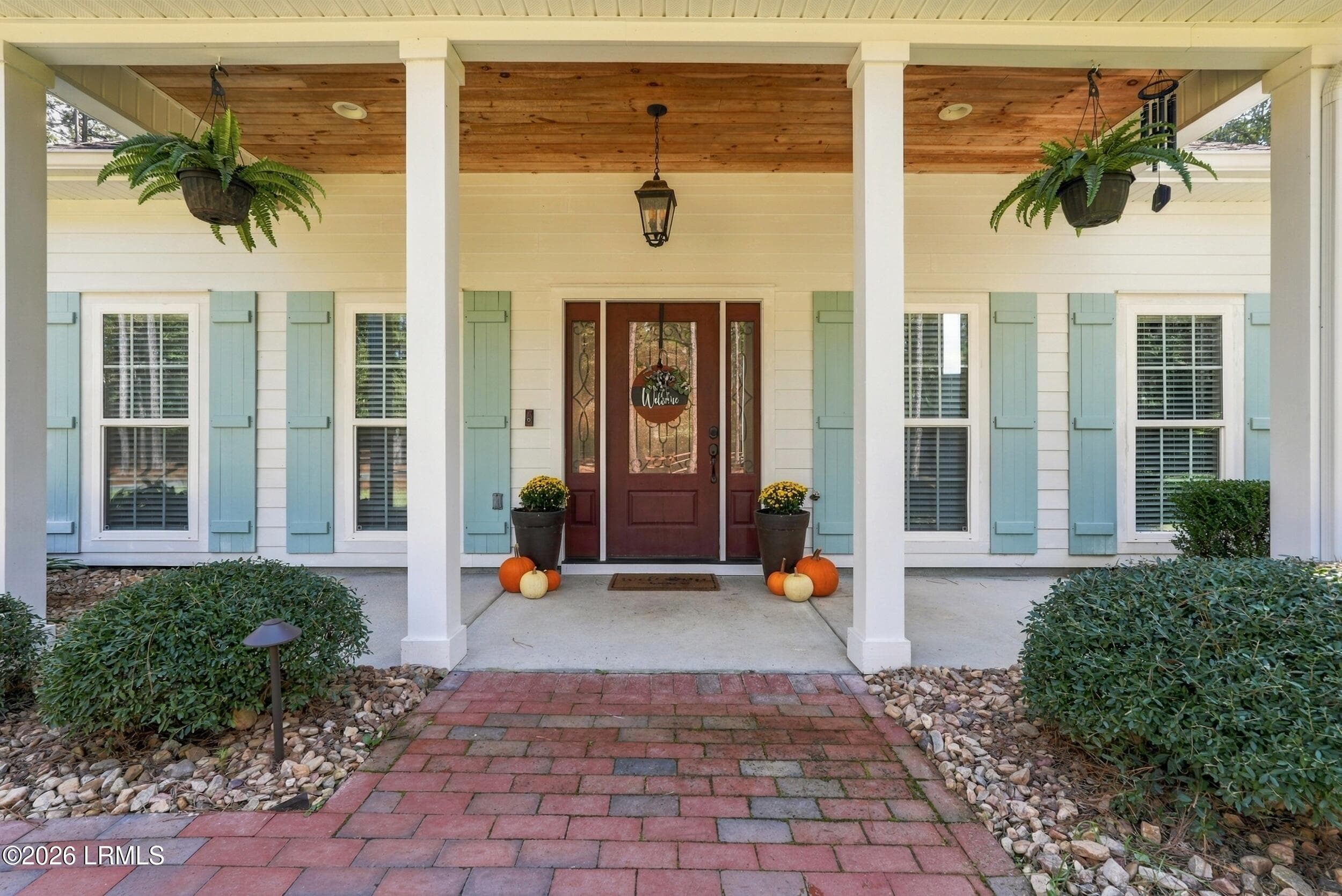 wood front door - 309 Honey Hill Circle, Ridgeland, SC 29936