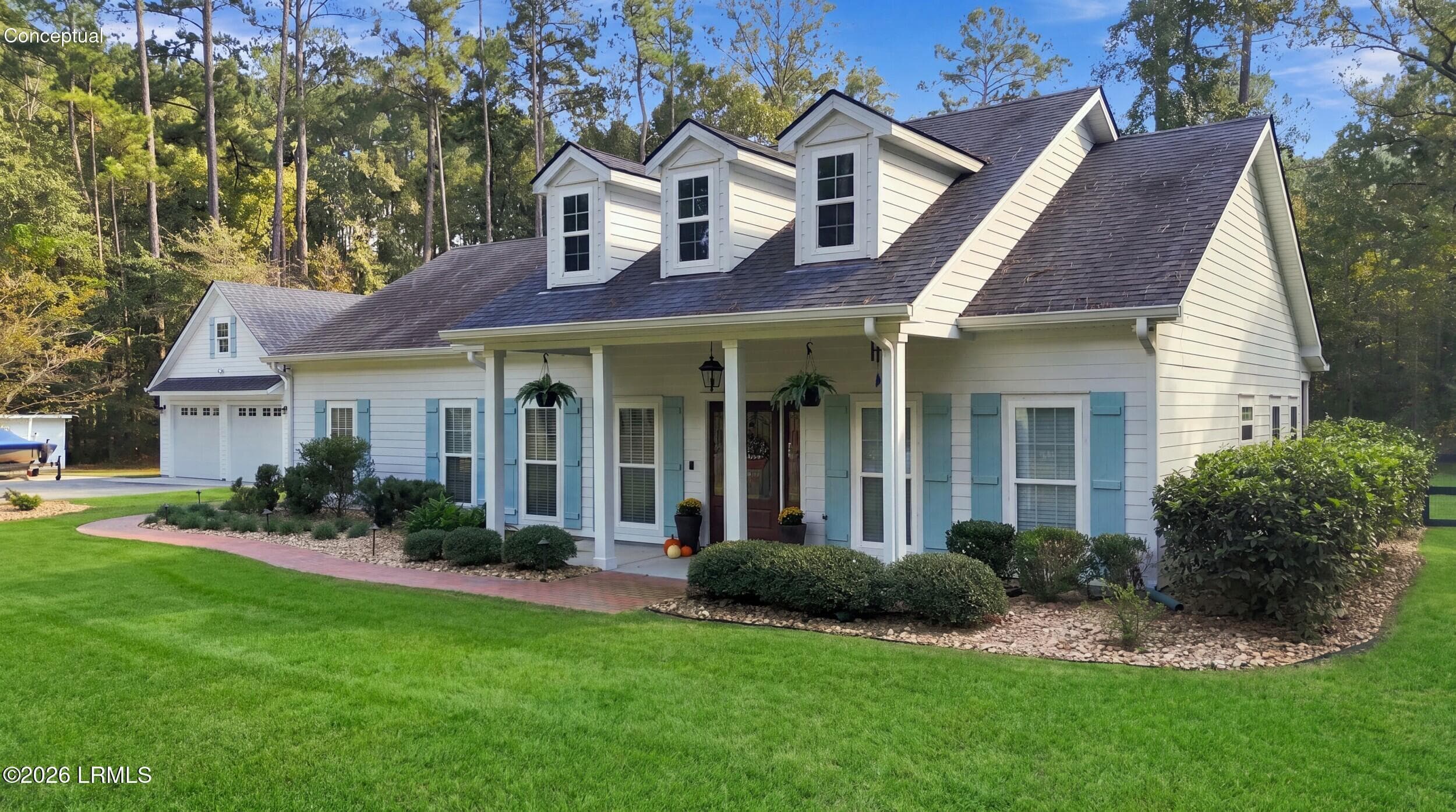 front yard - 309 Honey Hill Circle, Ridgeland, SC 29936