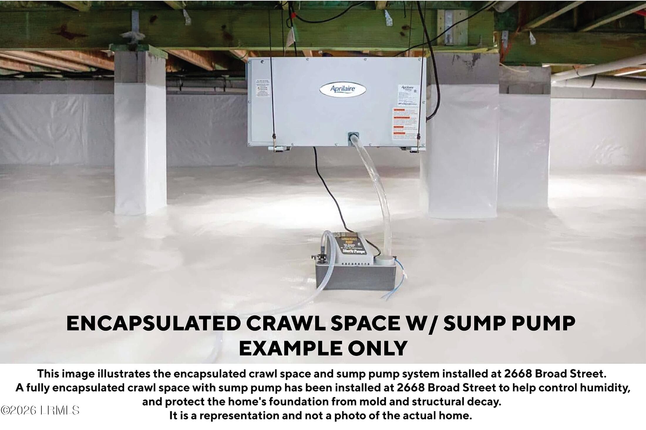 30 CRAWL SPACE EXAMPLE IMAGE - 2668 Broad Street, Beaufort, SC 29902