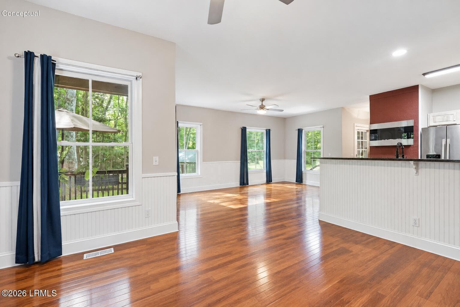 Empty Sunlit Open-Plan Interior - 201 Mccormack Avenue, Ridgeland, SC 29936