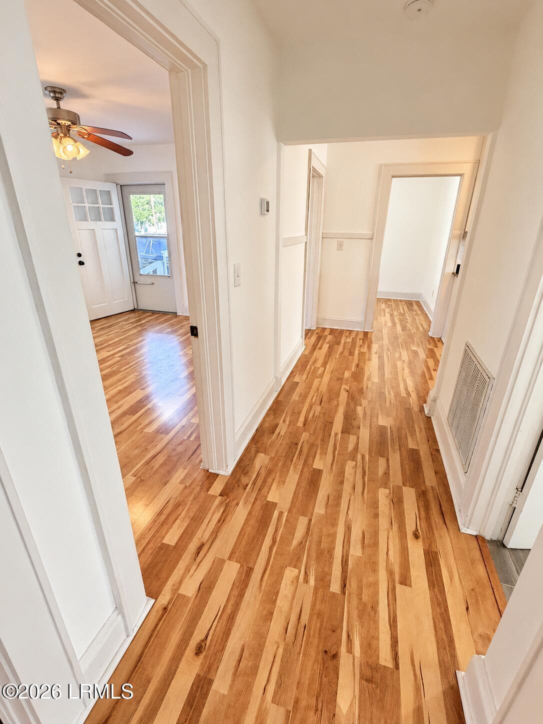 Bright Hardwood Hallway Interior - 2708 North Street, Beaufort, SC 29902