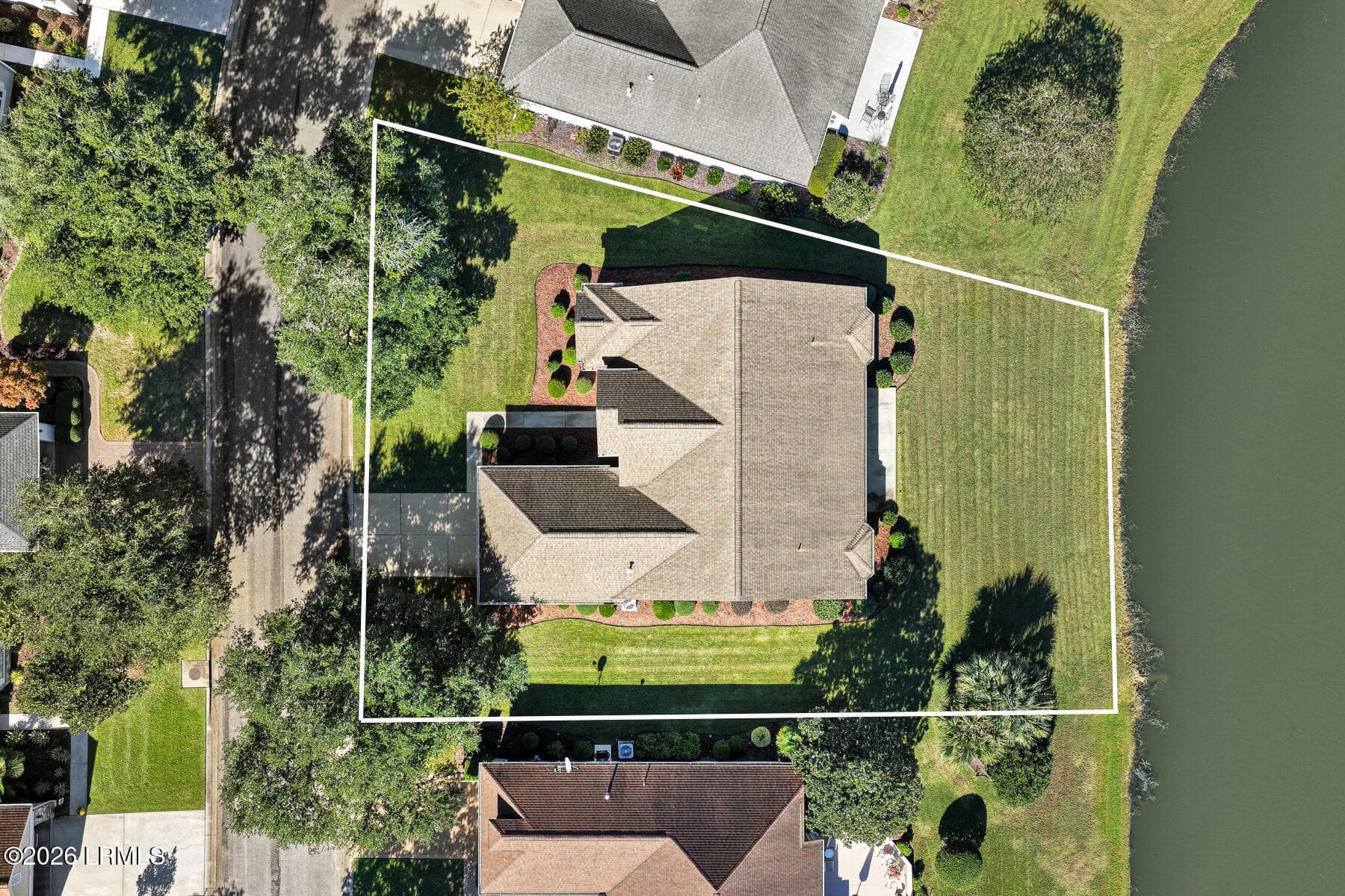 Aerial of Lot - 22 Hamilton Drive, Bluffton, SC 29909