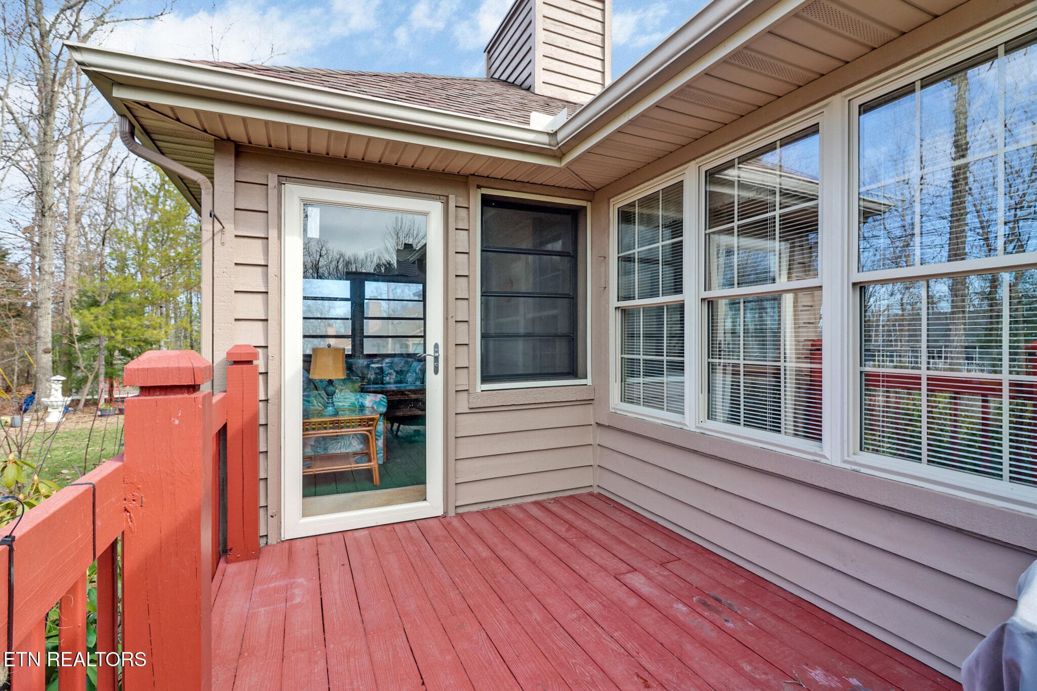 Deck off 4 season room - 116 Huntington Drive, Fairfield Glade, TN 38558