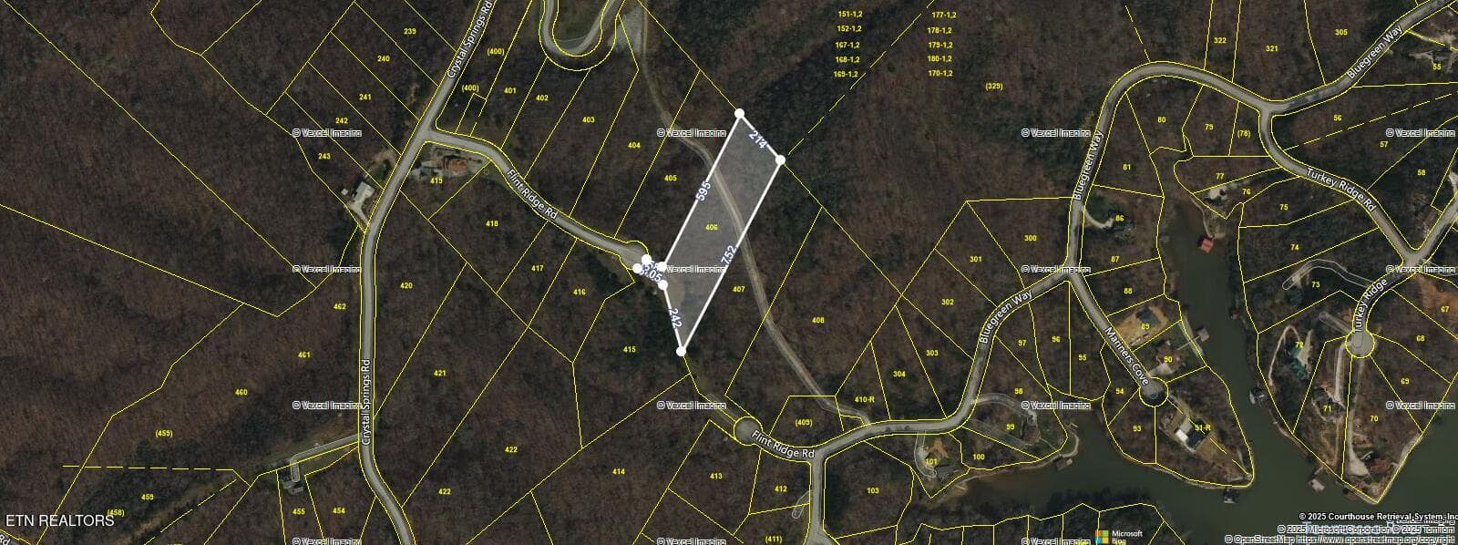 CRSMapImage (1) - Lot 406 Flint Ridge Rd, Rockwood, TN 37854