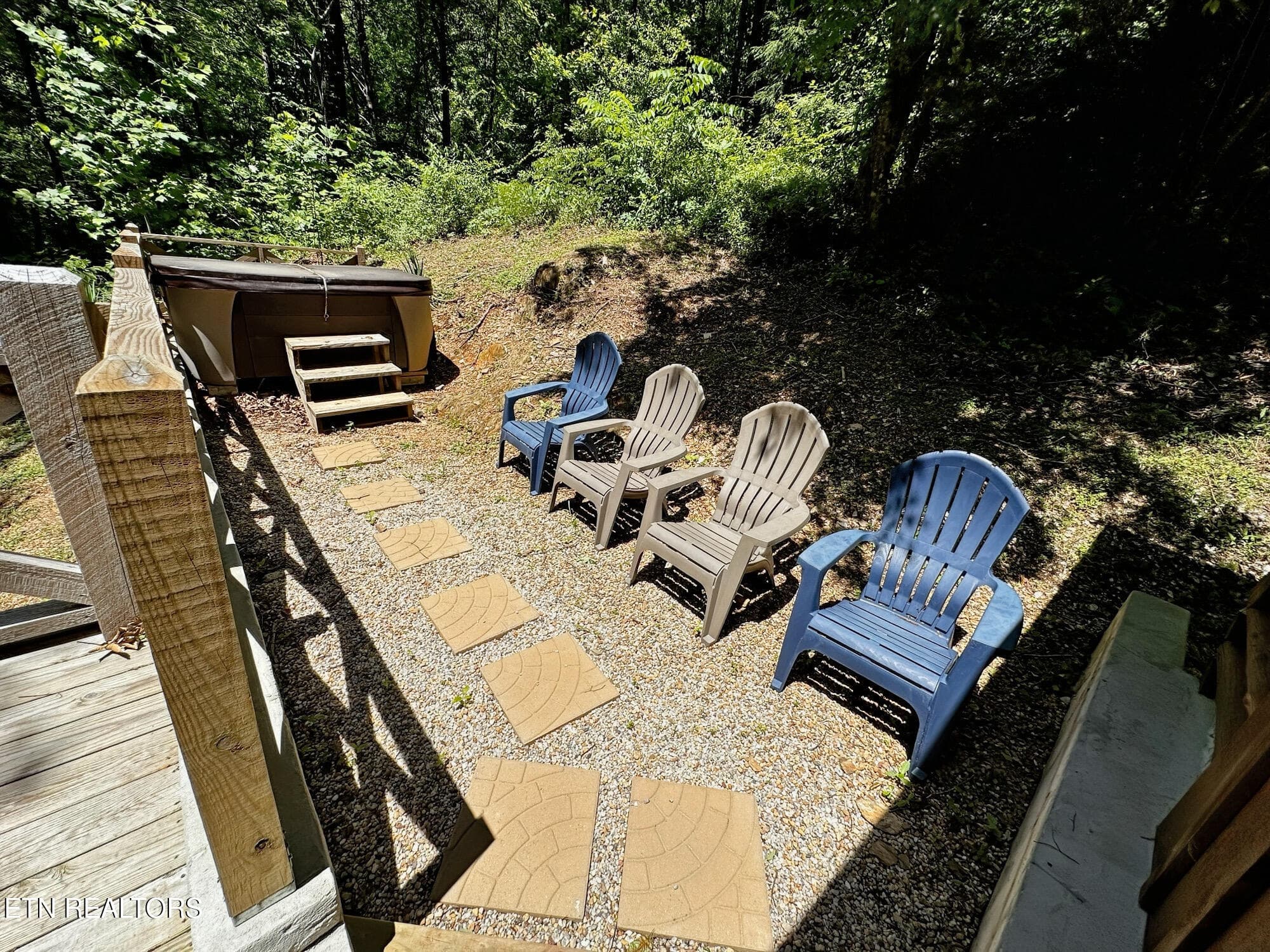 Hot tub area - 576 Mill Creek Rd, Pigeon Forge, TN 37863