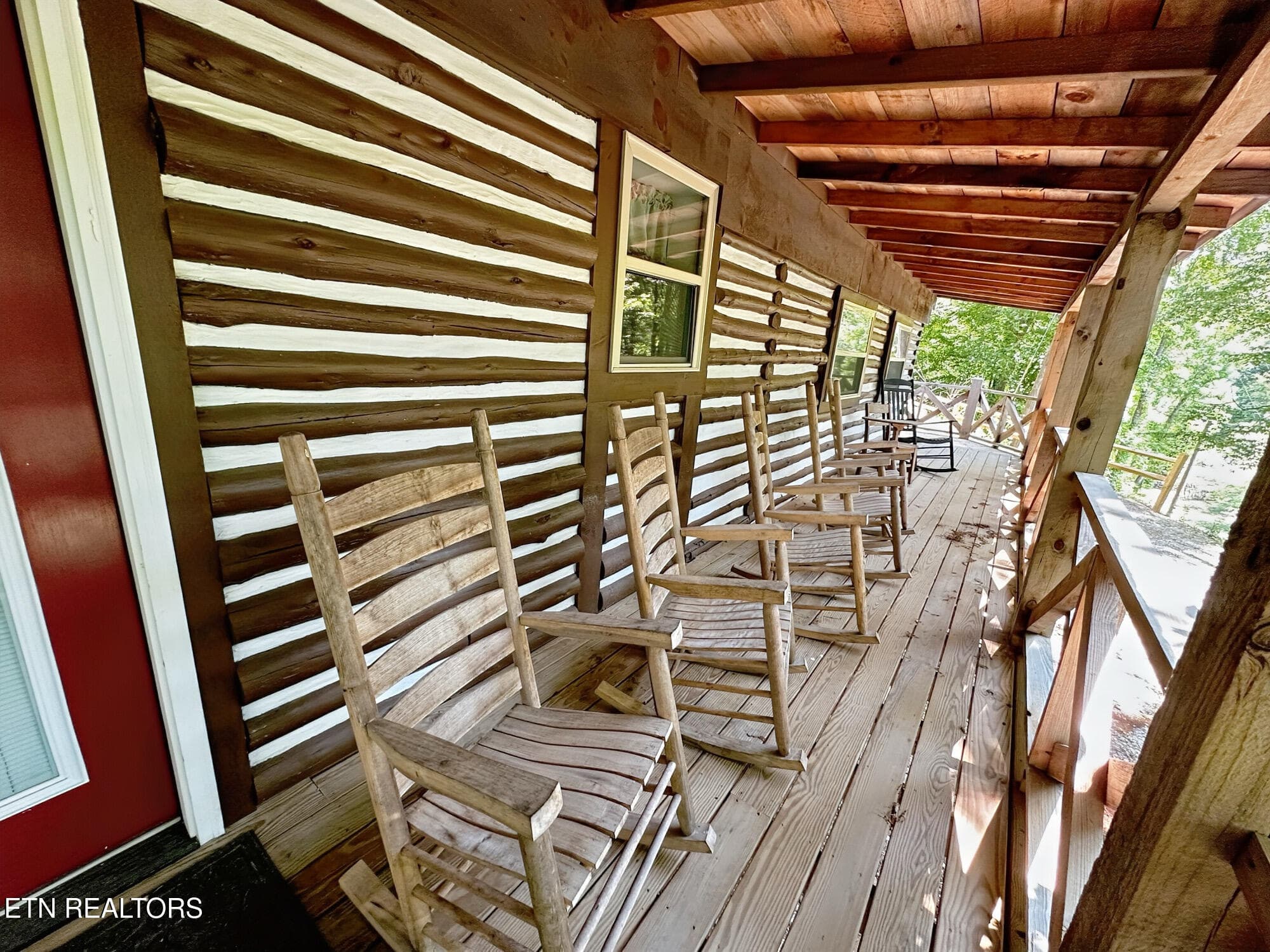 Covered porch - 576 Mill Creek Rd, Pigeon Forge, TN 37863