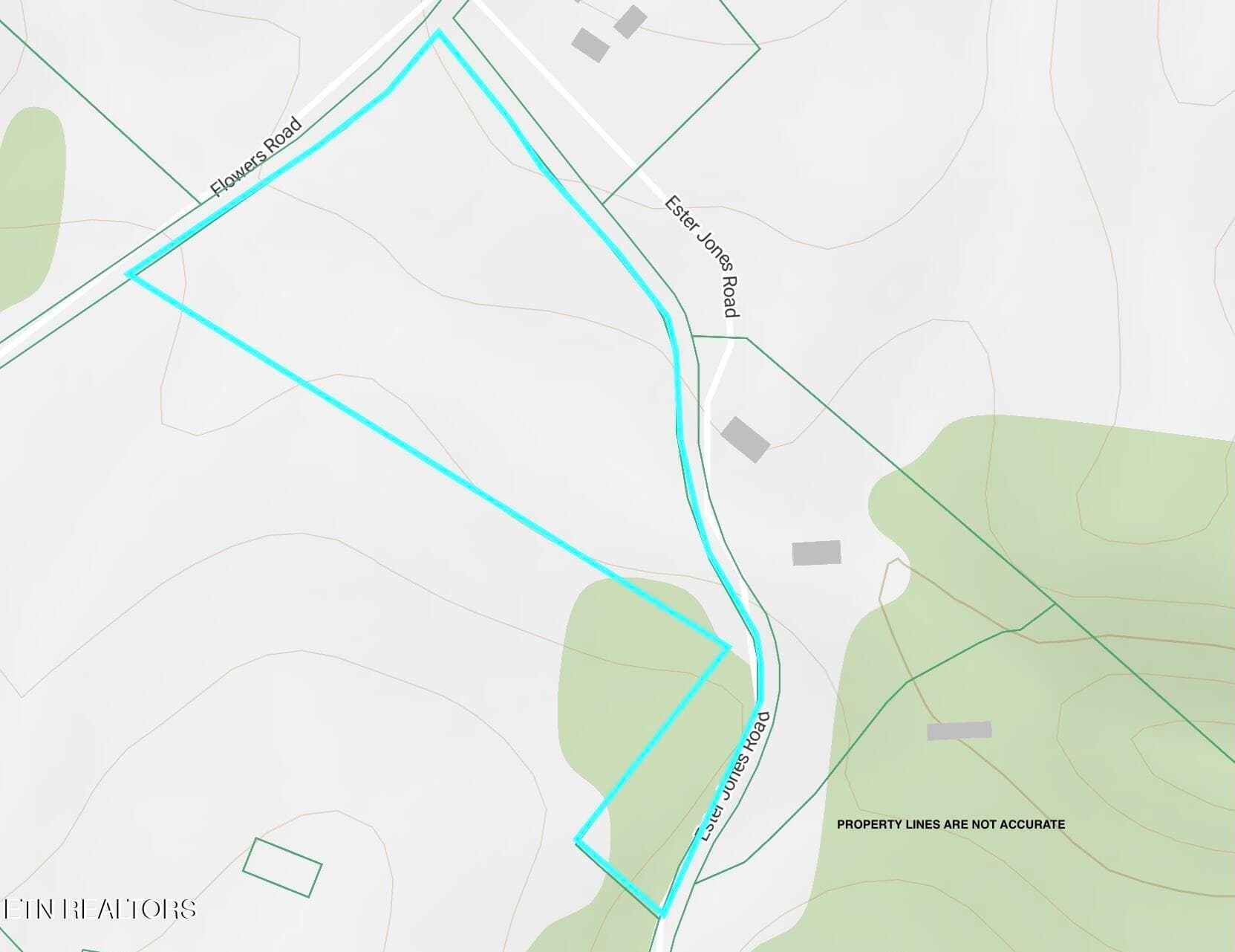 topo map - 8.5 Acres Flowers Rd, Monroe, TN 38573, Monroe
