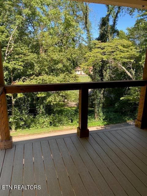 upper deck covered deck - 1831 Granville Terrace, Knoxville, TN 37915, Knoxville