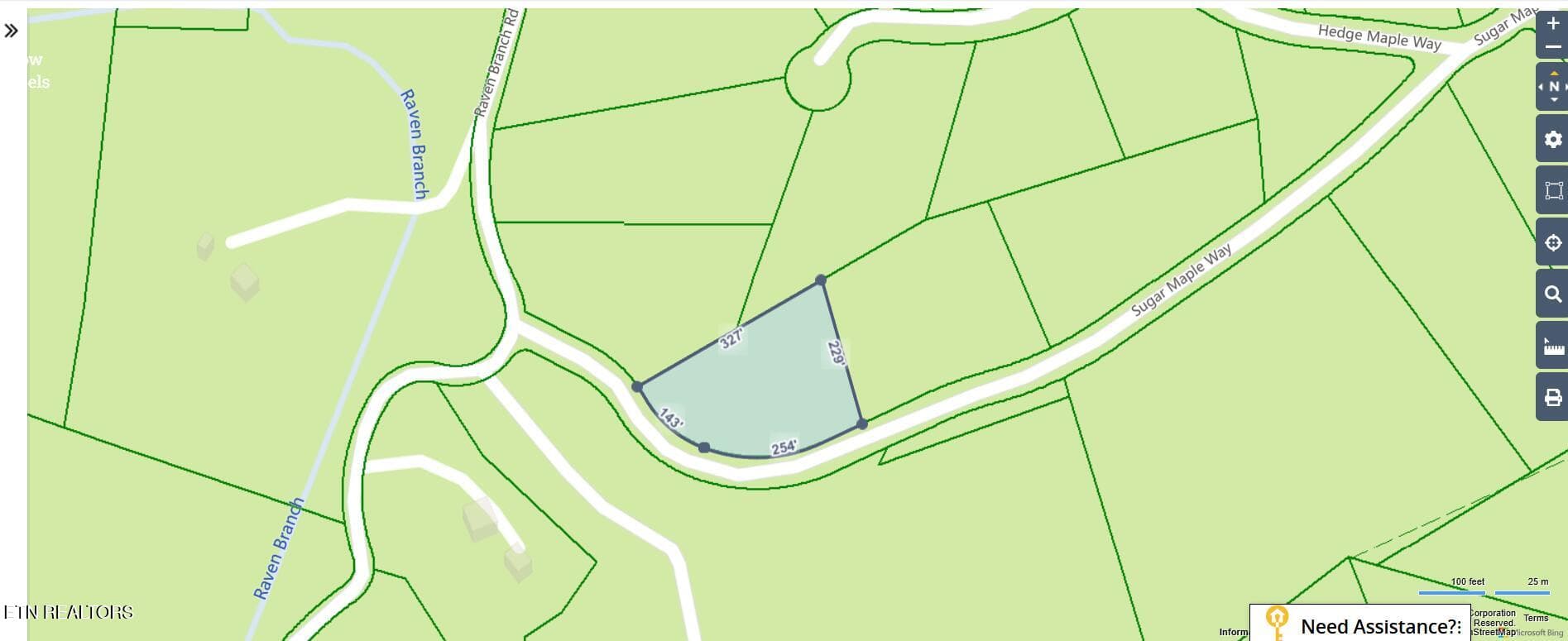 Lot39-Map-Road - Lot 39 Sugar Maple Way, Del Rio, TN 37727