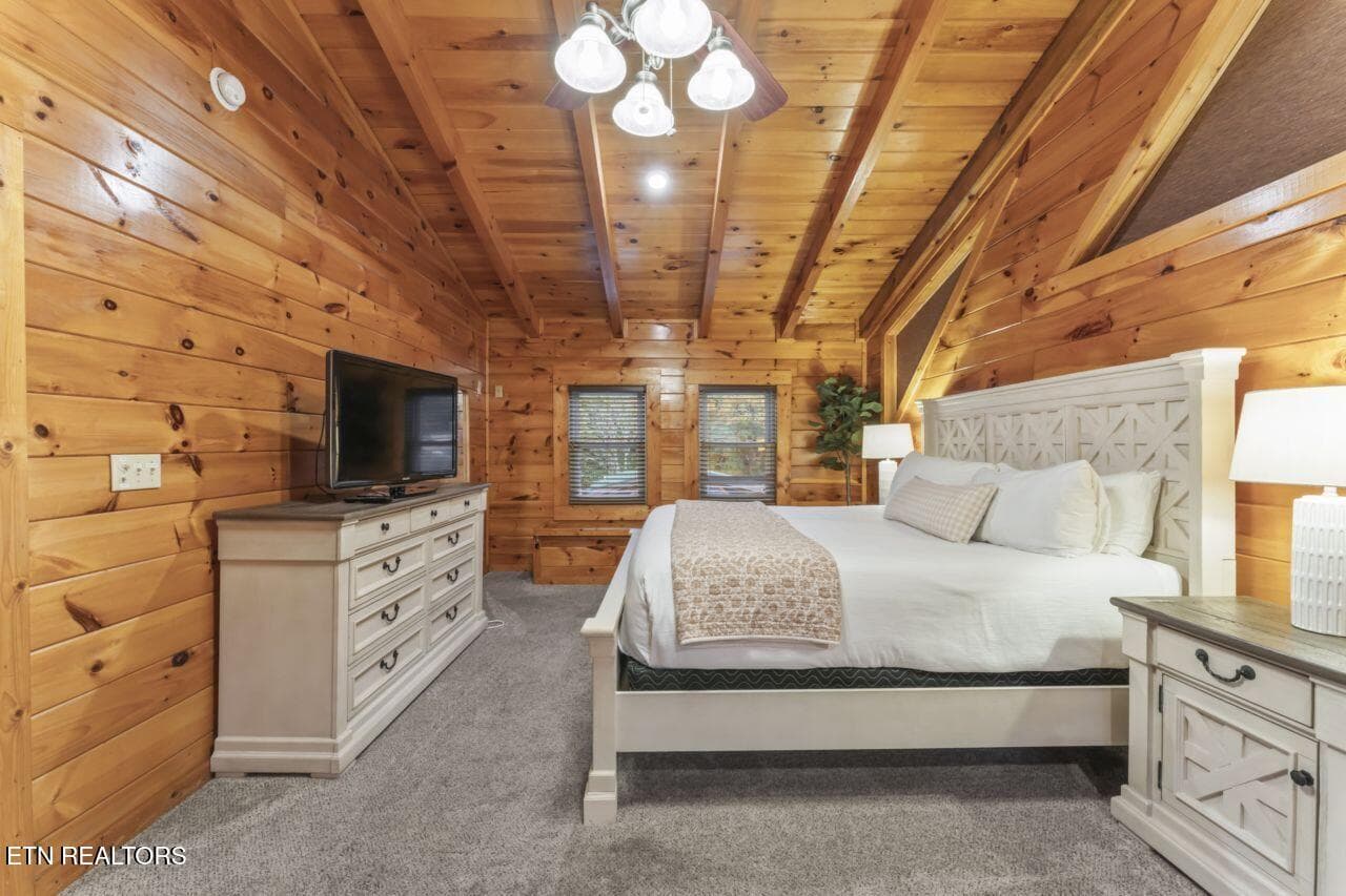 Bedroom #2 Upstairs - 526 Blackberry Ridge Way, Pigeon Forge, TN 37863