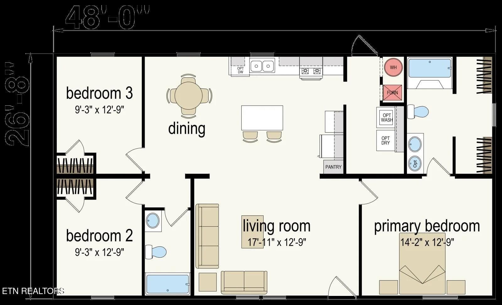 churchill-floor plan (003) - 501 Wani Village Rd, Rutledge, TN 37861