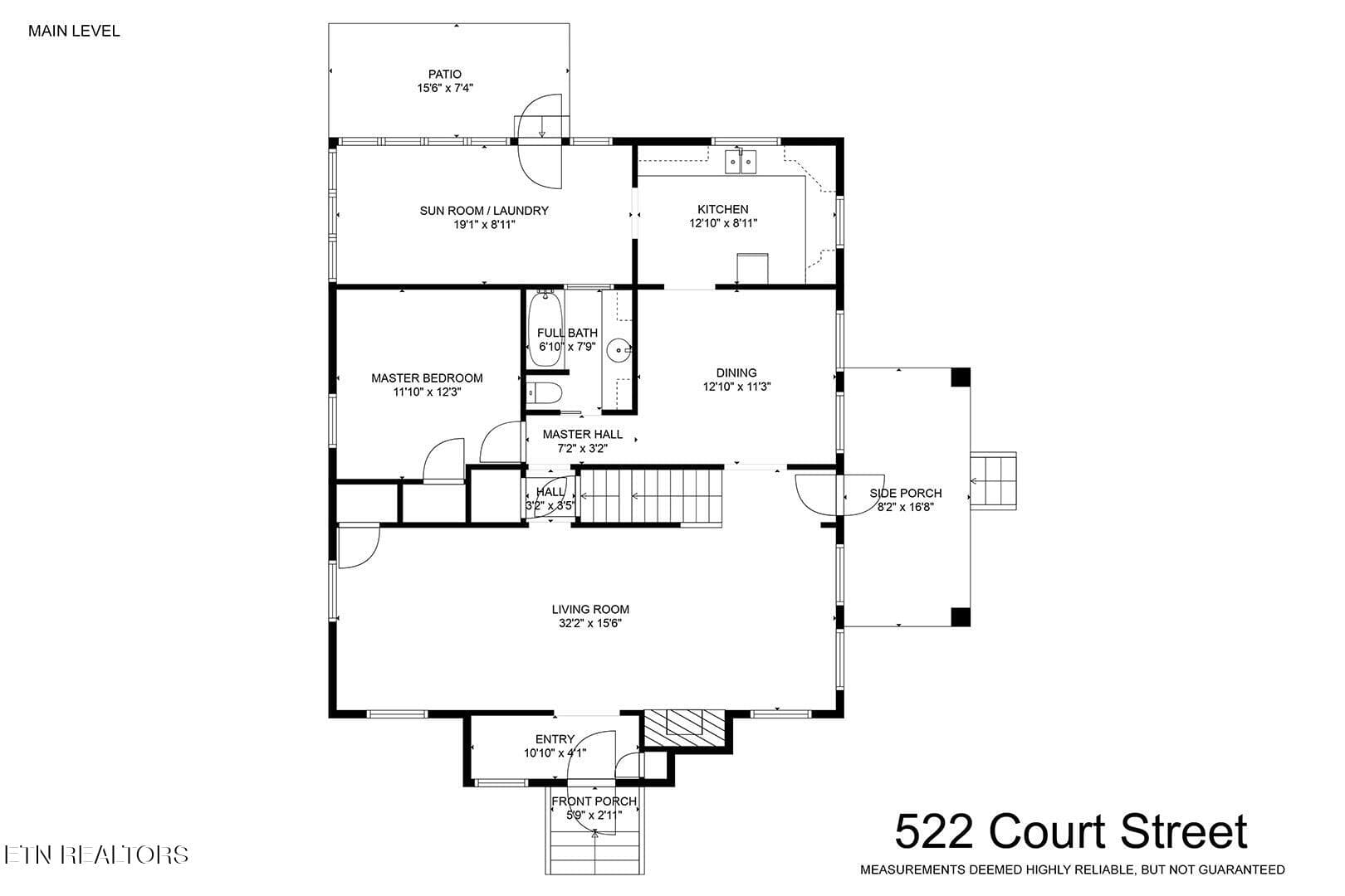 57_CourtStreet_522_FloorPlan-MainLevel - 522 Court St, Wartburg, TN 37887, Wartburg