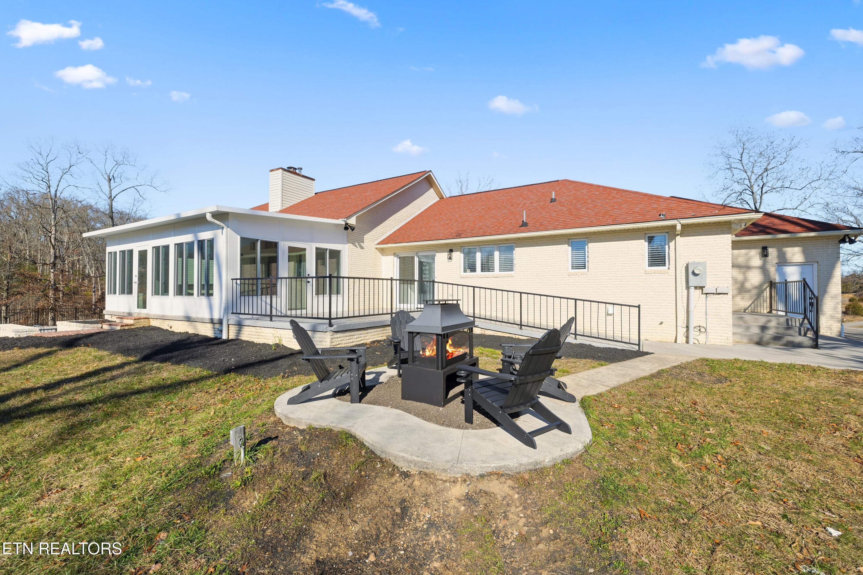 BACK/FIREPIT - 8002 Jackson Bend Rd, Lenoir City, TN 37772