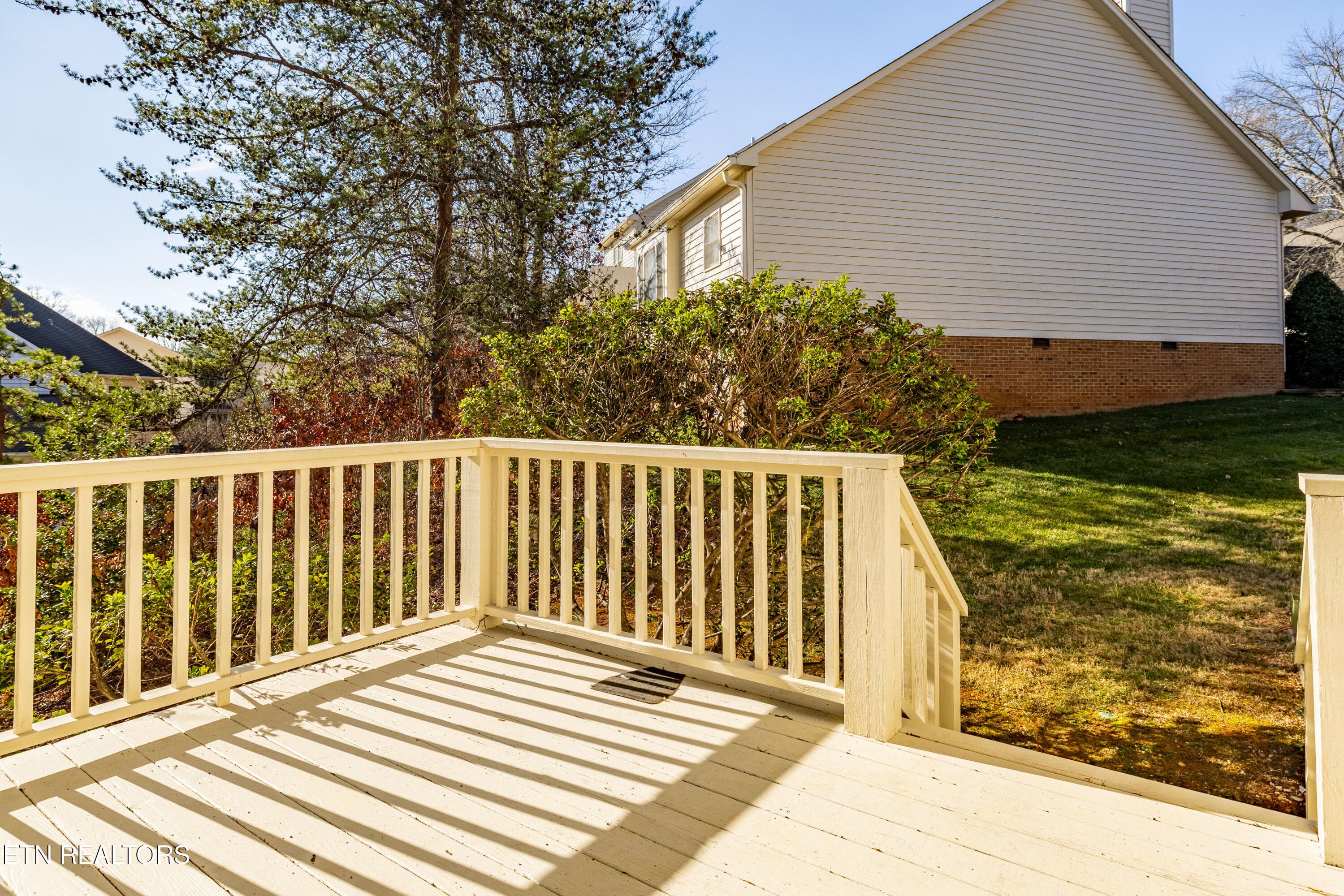 Outdoor deck from Sunroom - 905 Glennshire Drive, Knoxville, TN 37923, Knoxville