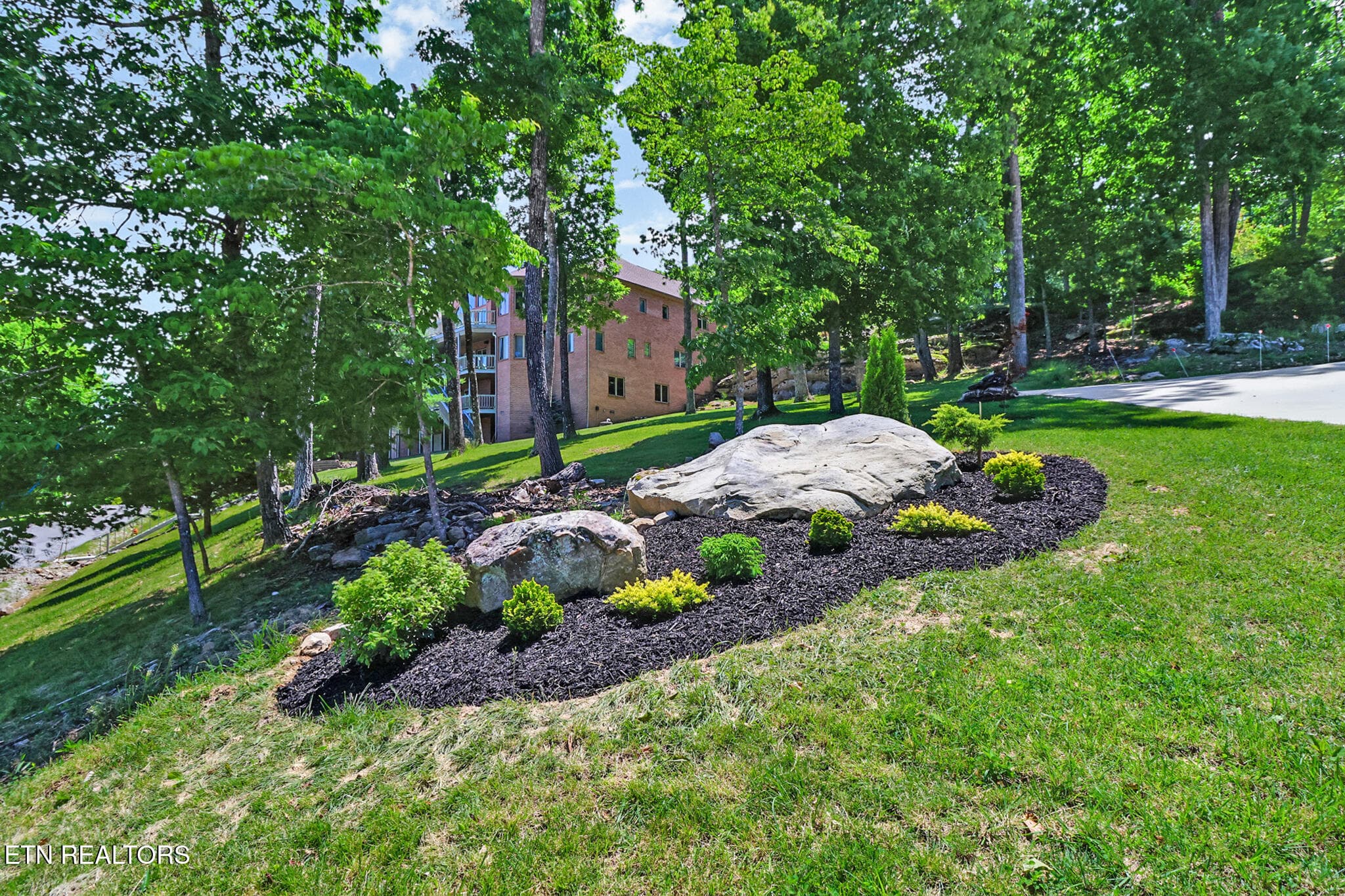 New landscaping - 38 Markham Terrace, Crossville, TN 38558