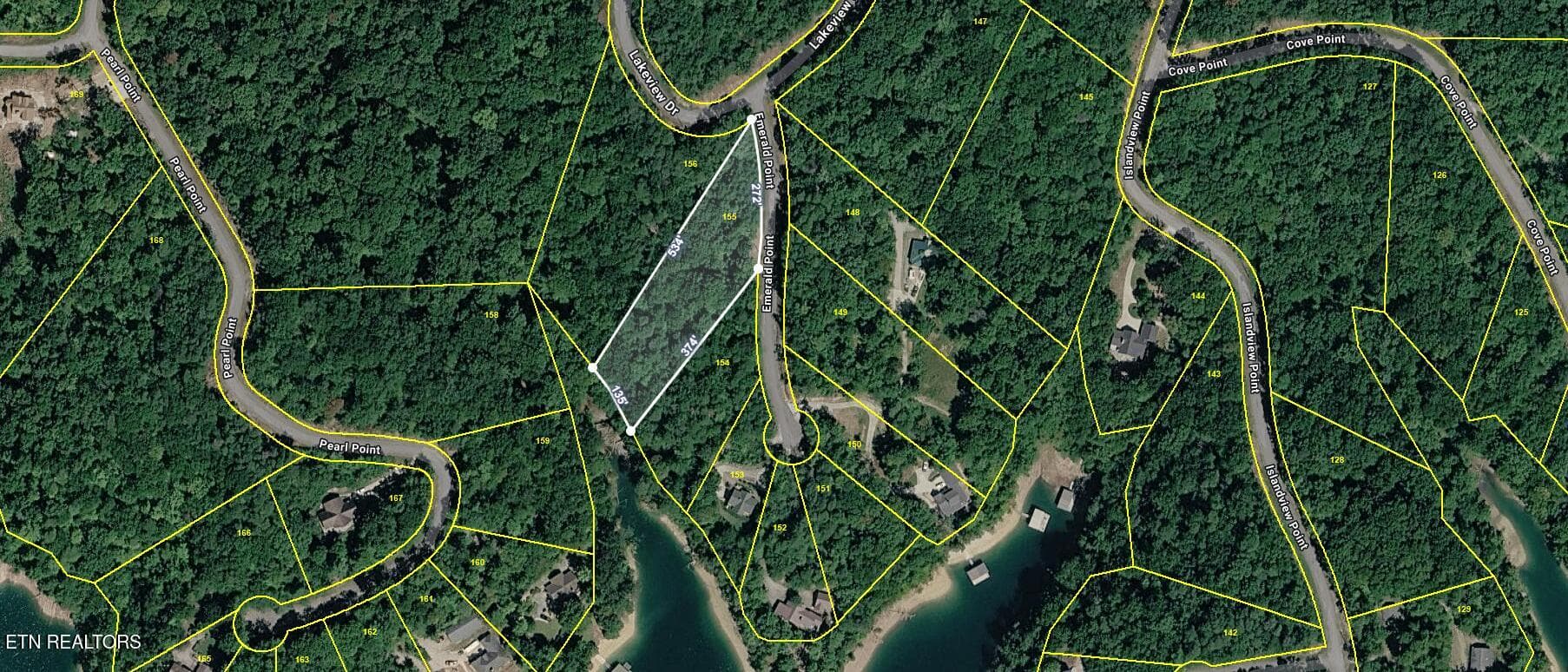 Map Aerial View - Emerald Pt, Sharps Chapel, TN 37866