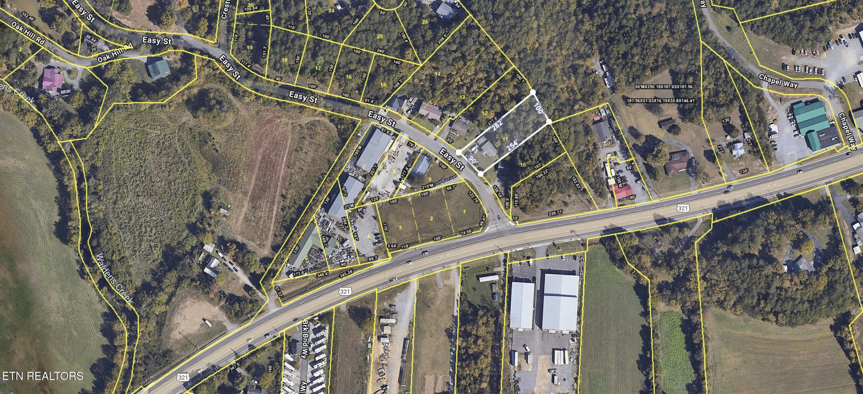 Aerial View - 3139 Easy St, Pigeon Forge, TN 37862