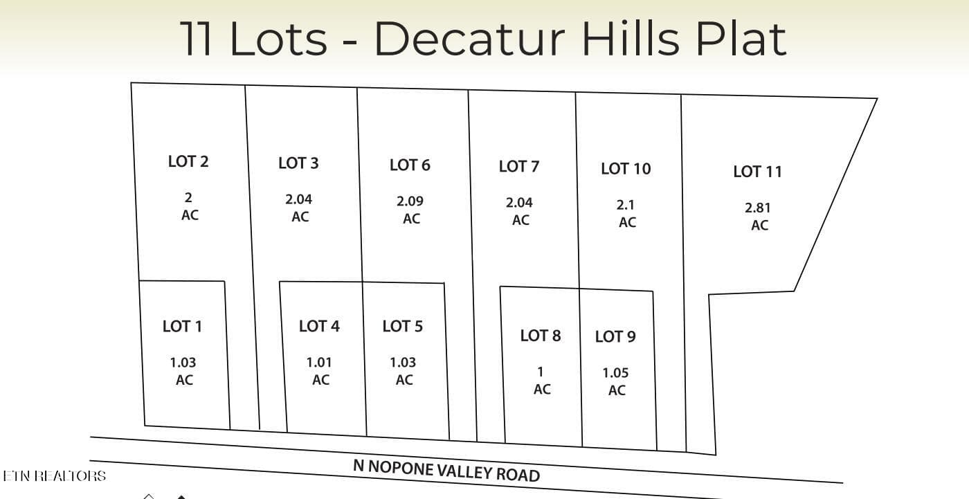 Plat - Lot 1 N Nopone Valley Rd, Decatur, TN 37322