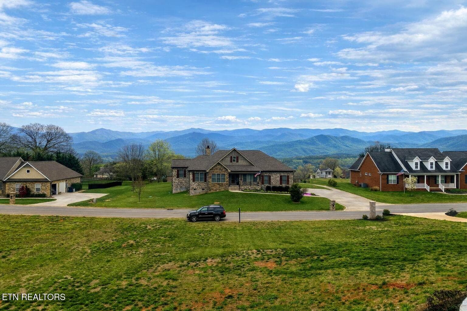 Mountain view from front porch - 1149 Summerfield Drive, Maryville, TN 37801, Maryville