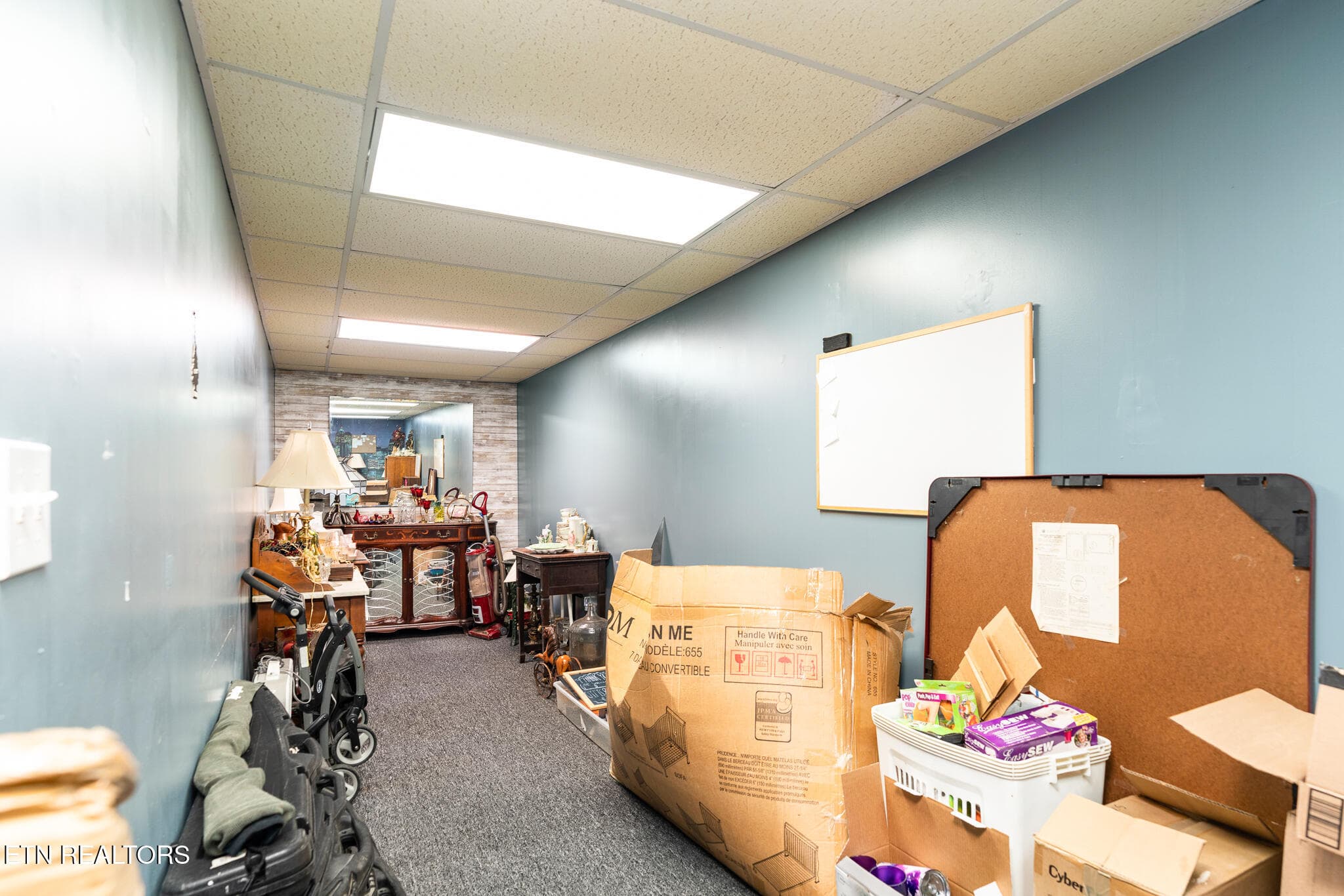 Downstairs large bedroom - 3767 Phillips Flats Rd, Oneida, TN 37841