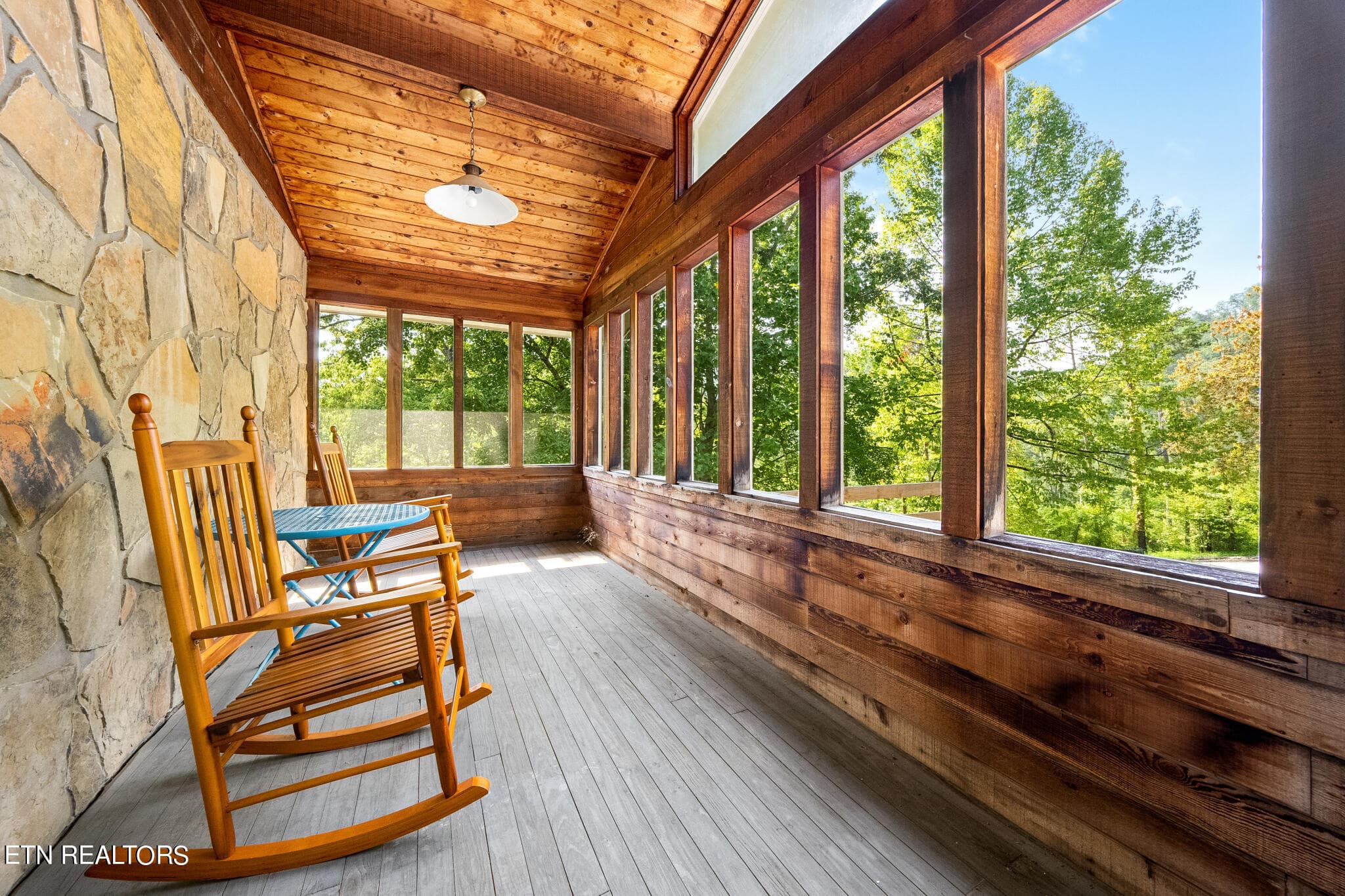 3bd Frt pch rock B - 3250 Huckleberry Way, Sevierville, TN 37862
